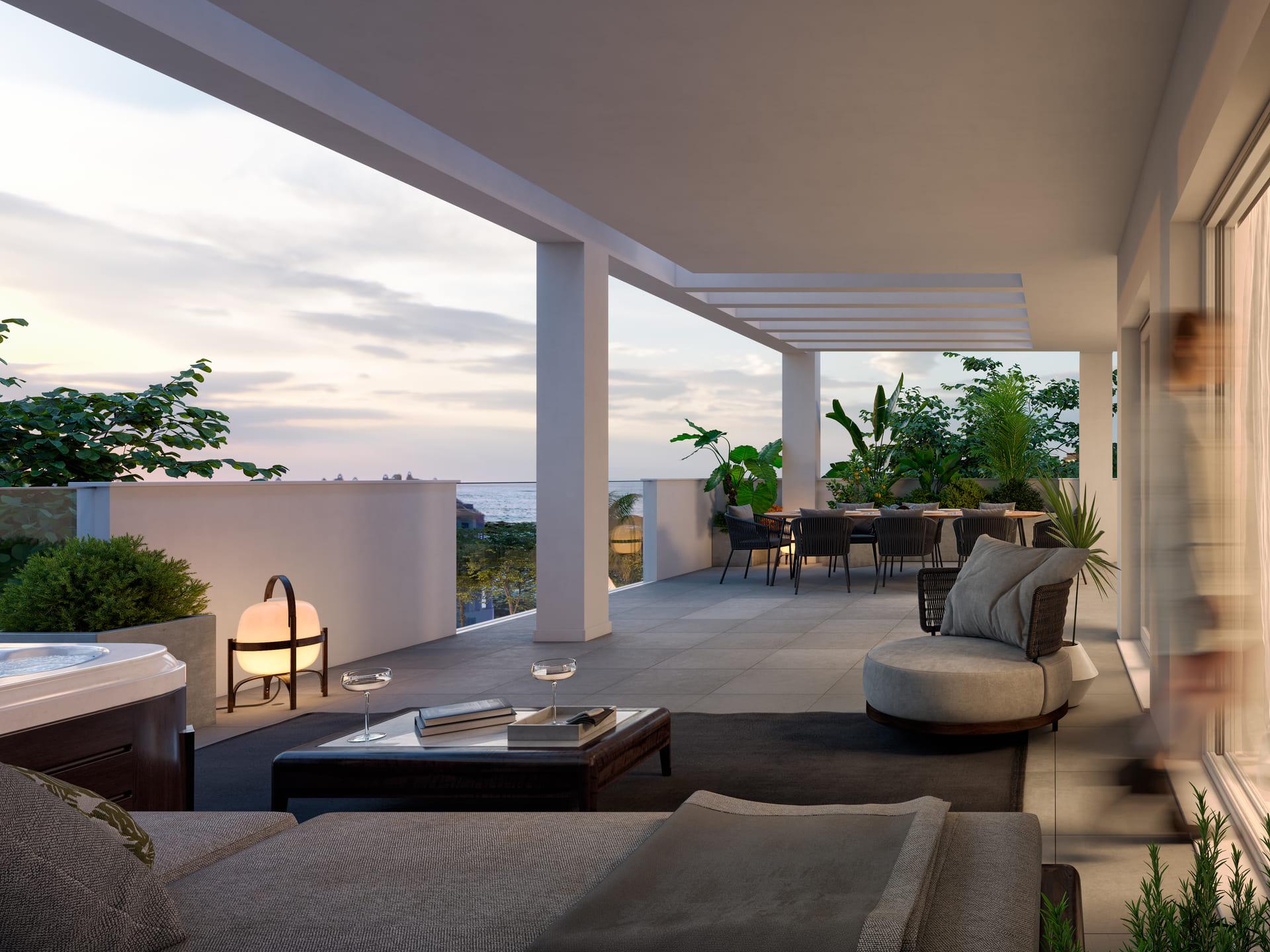 Penthouse for sale in Zona Centro Comercial Torrequebrada, Benalmádena - exterior view of new-build development