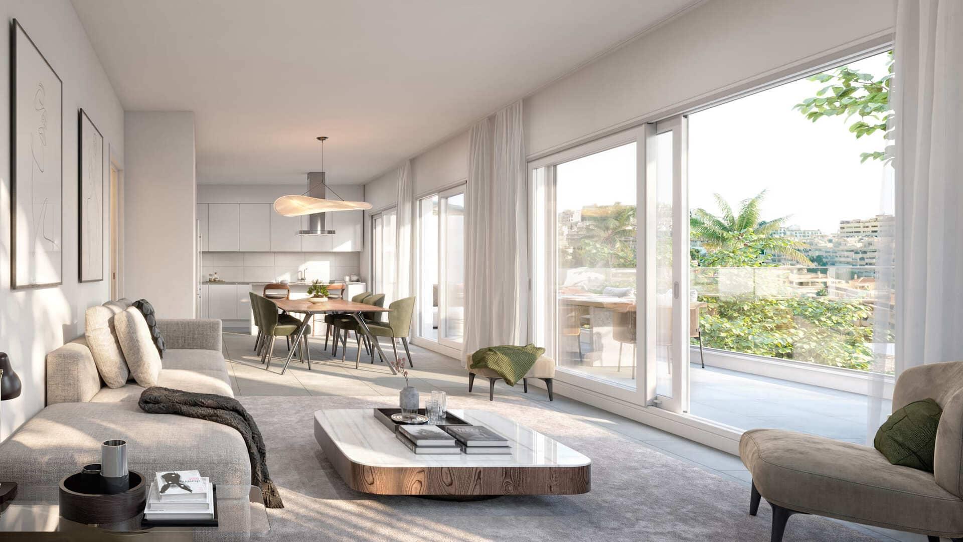 Communal pool area in new-build development, Zona Centro Comercial Torrequebrada, Benalmádena