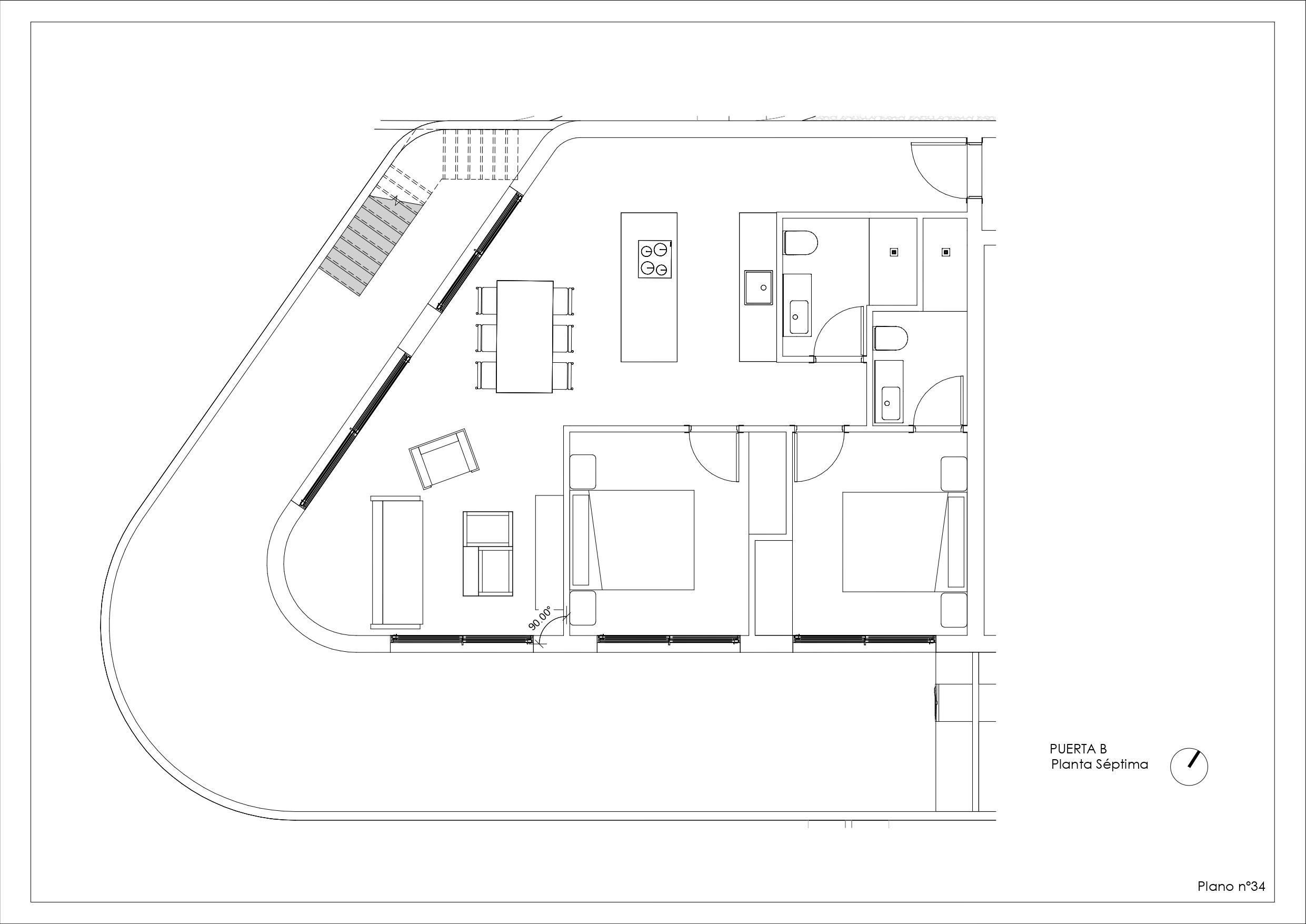 Aerial perspective of the development
