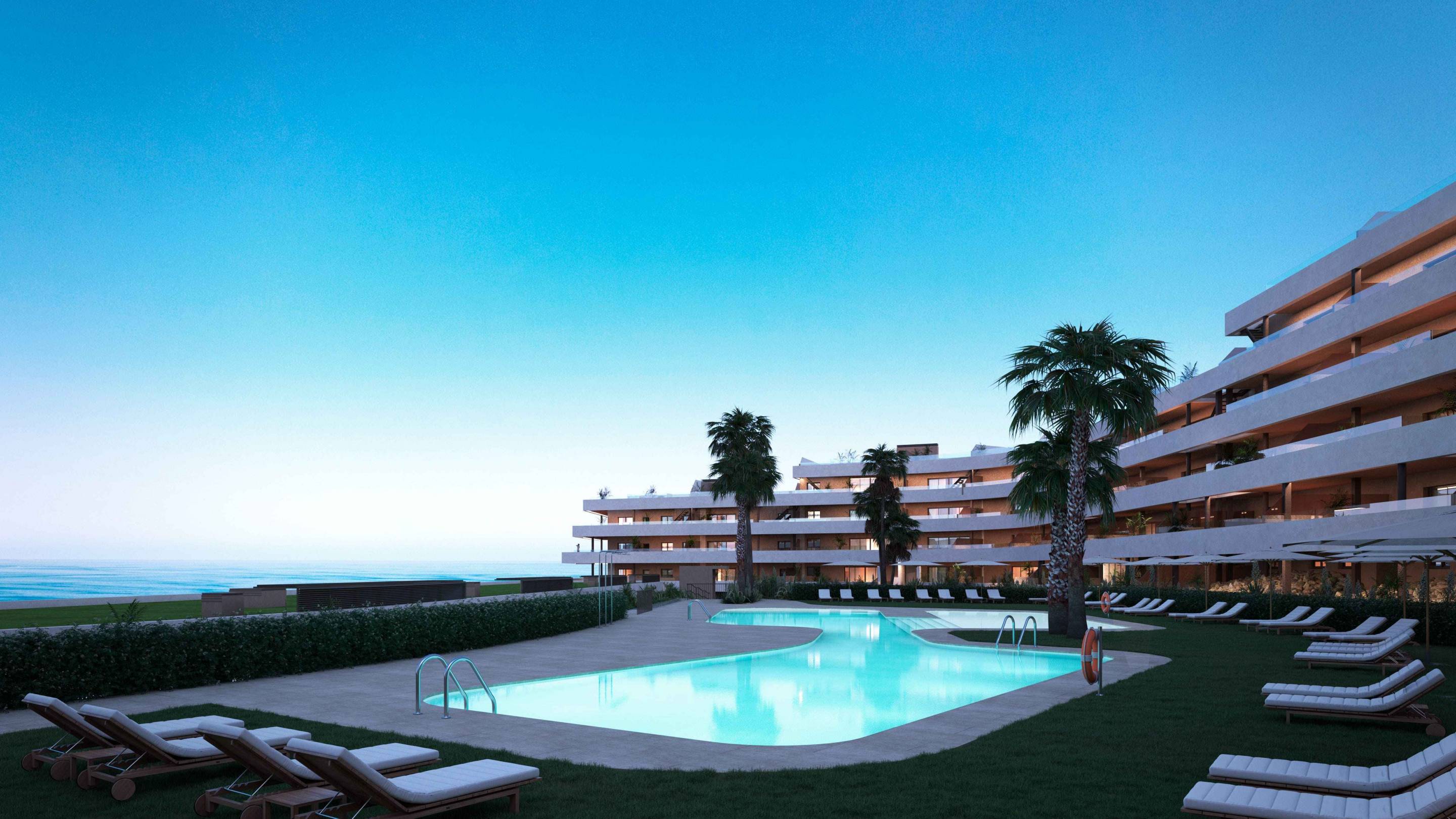 Development exterior and landscaped grounds, Bahia de las Rocas, Manilva