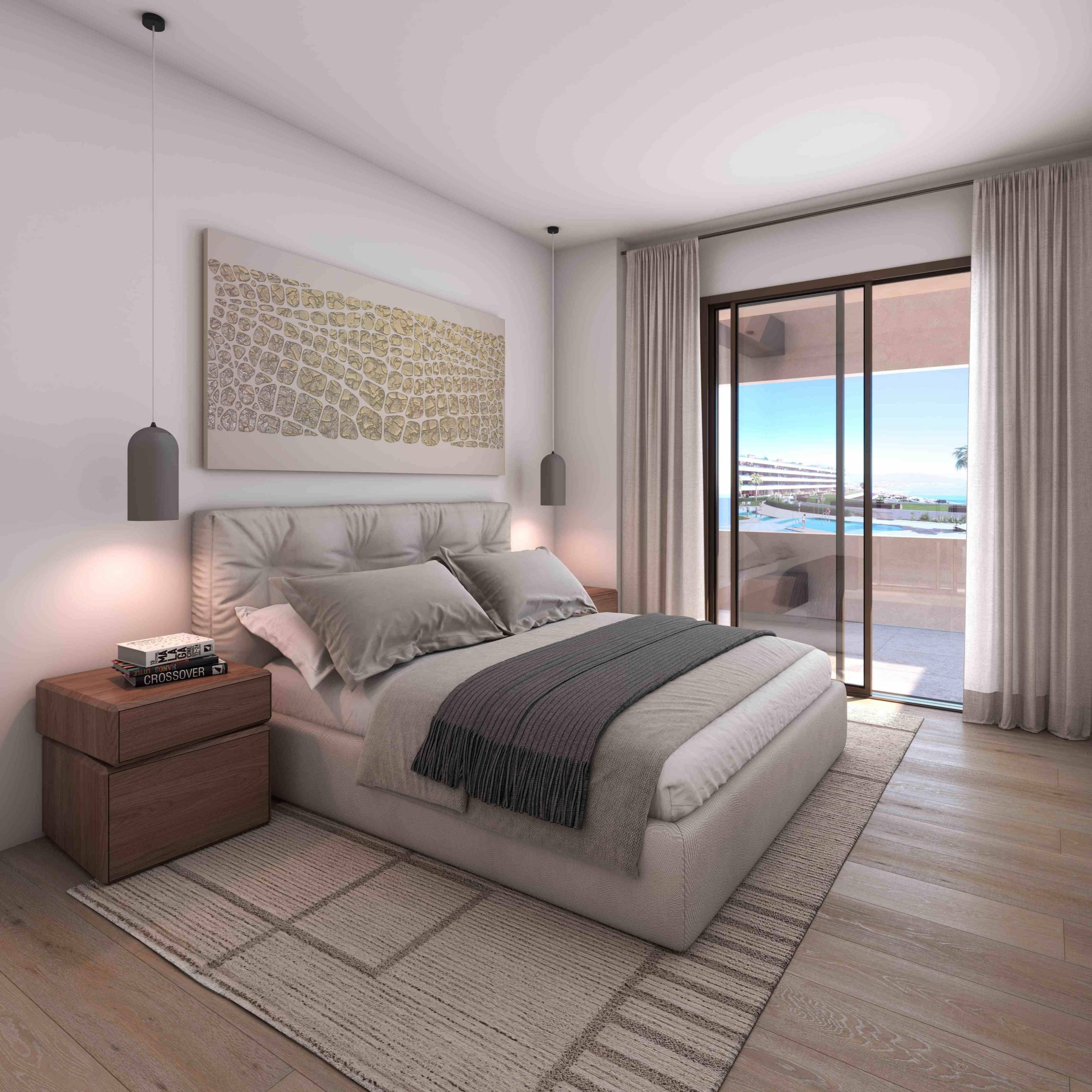 Hallway and entrance area in new-build apartment, Bahia de las Rocas