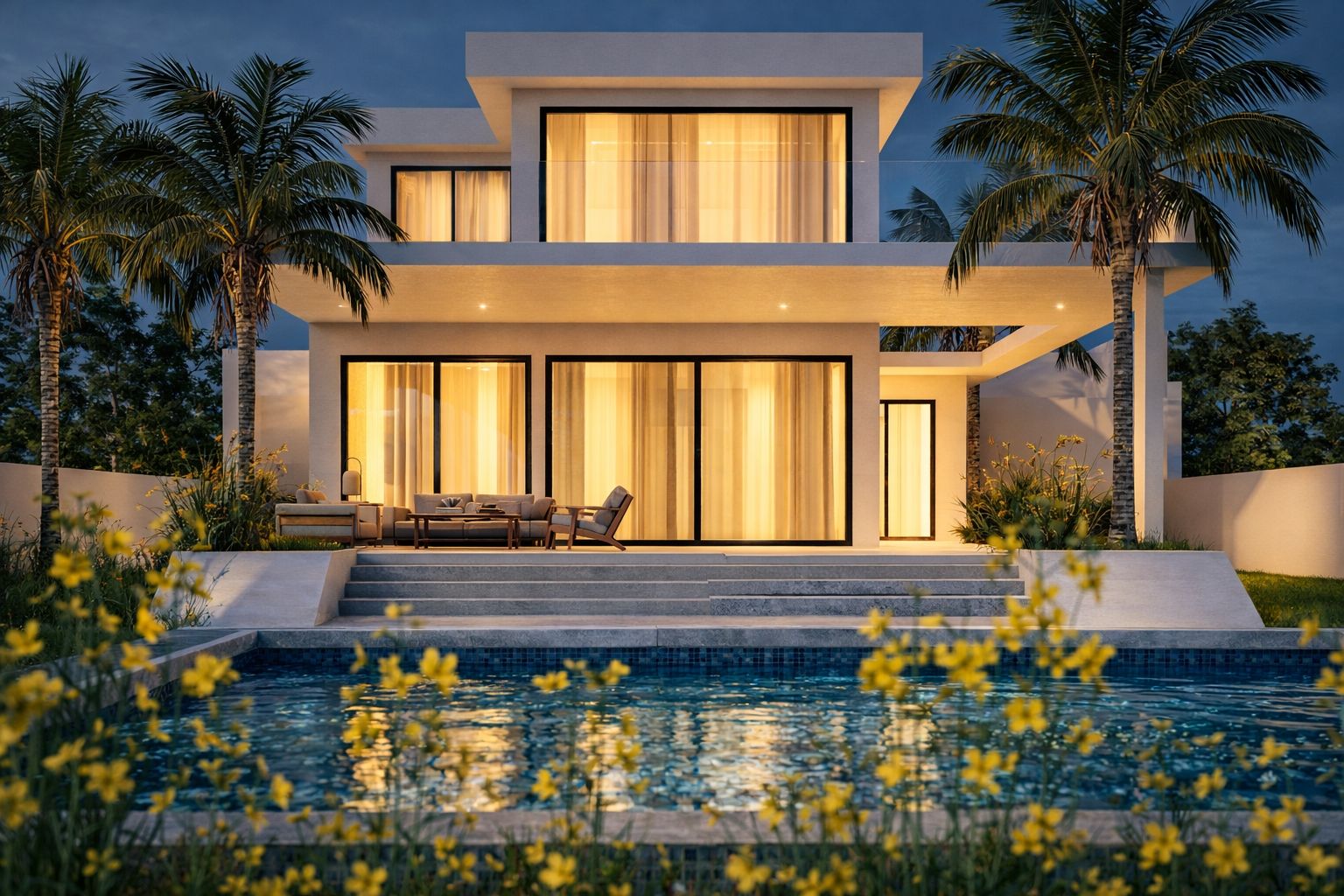 Open-plan kitchen and dining area in 3-bedroom villa, Valle Romano