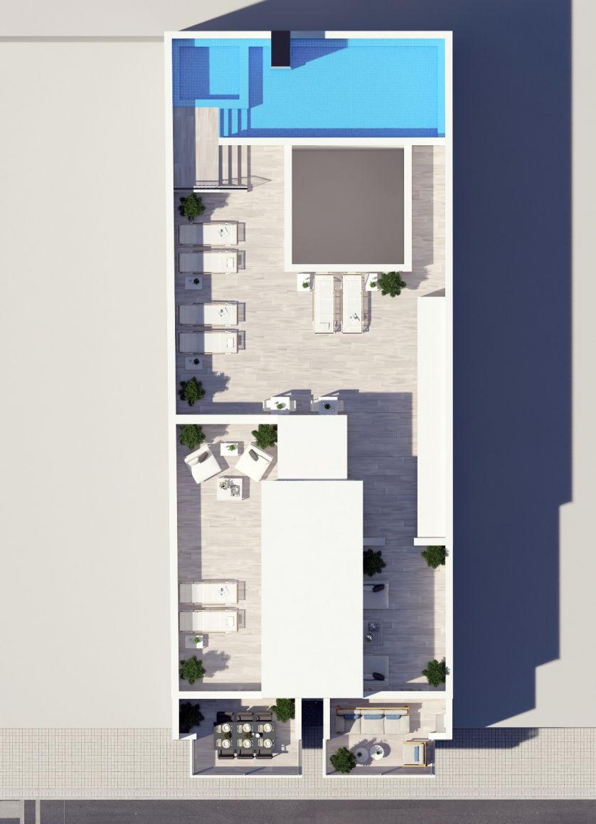 Bedroom in 3-bedroom apartment, Playa del cura