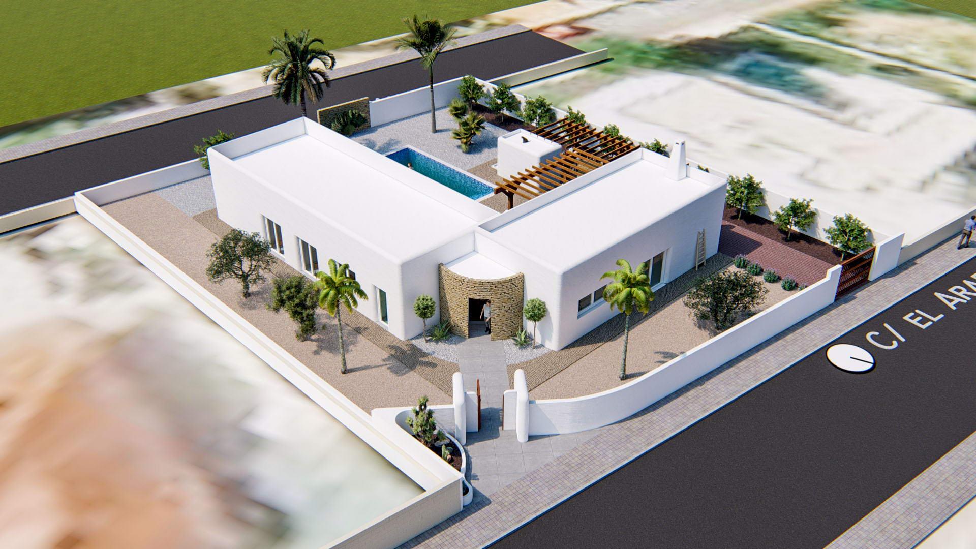 Staircase in 3-bedroom new-build villa, Alfaz del Pi Pueblo-Urbanizaciones