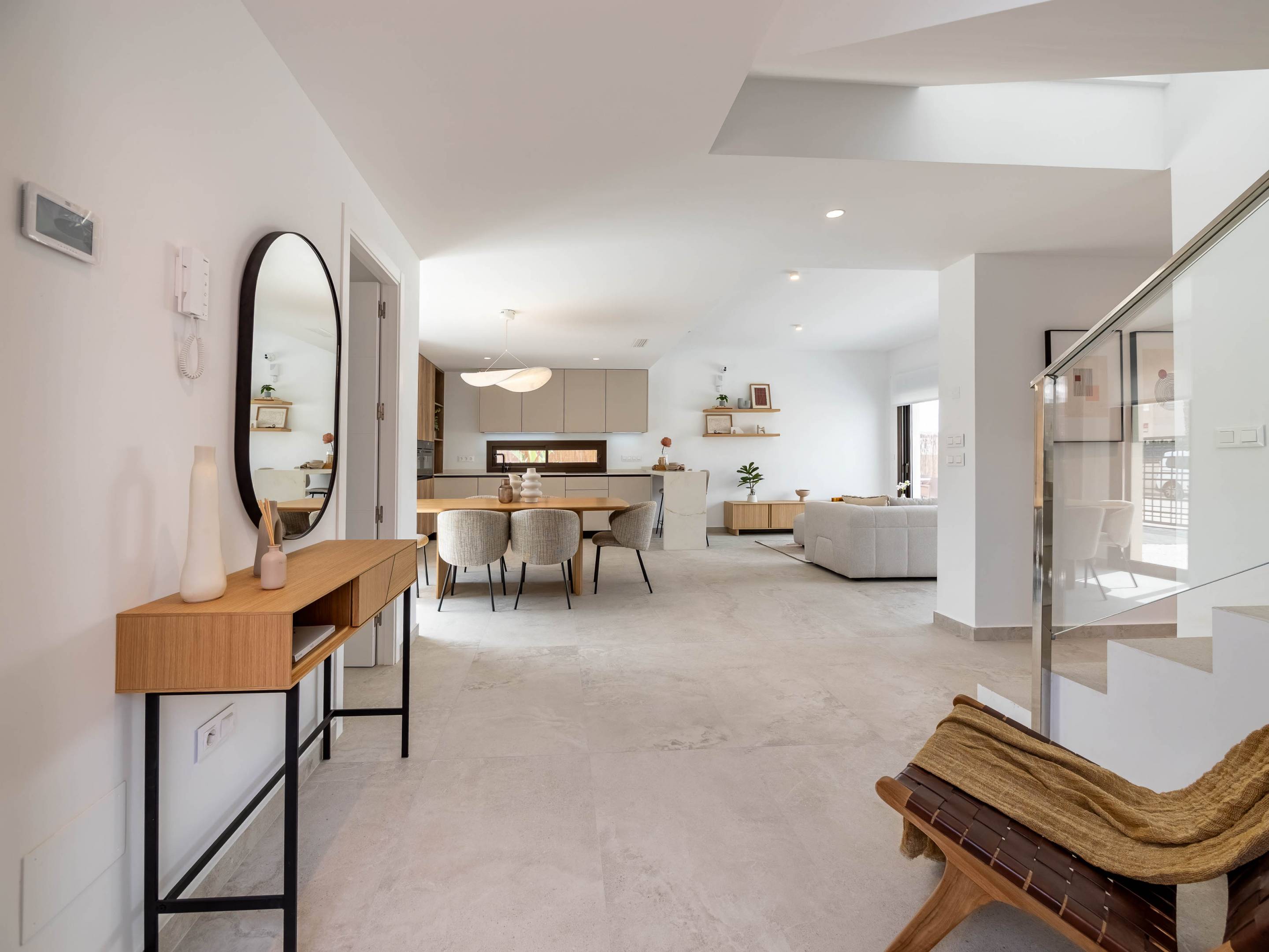 Ground floor layout view of new-build villa, Algorfa