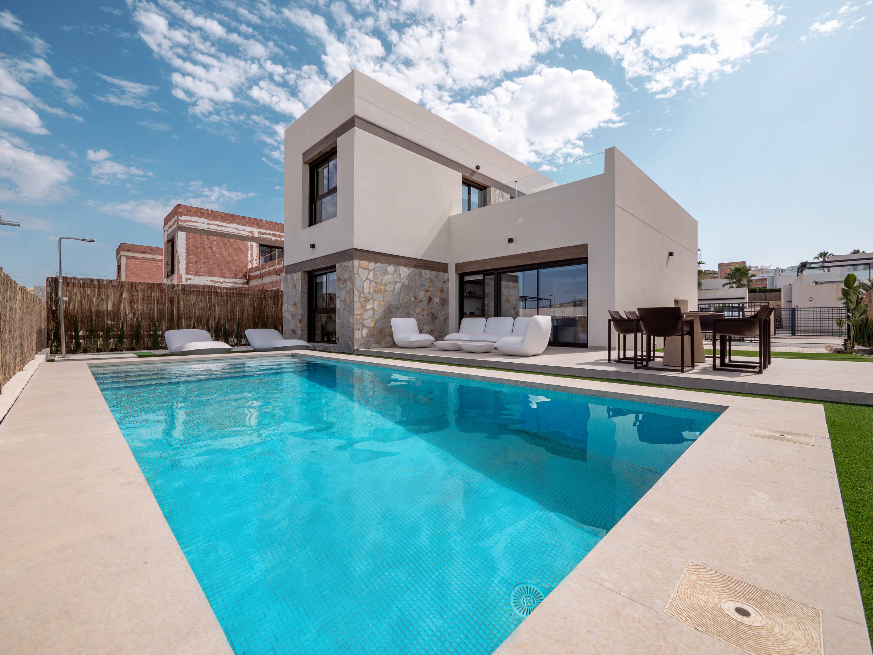 Ground floor living room, 3-bedroom villa, Algorfa