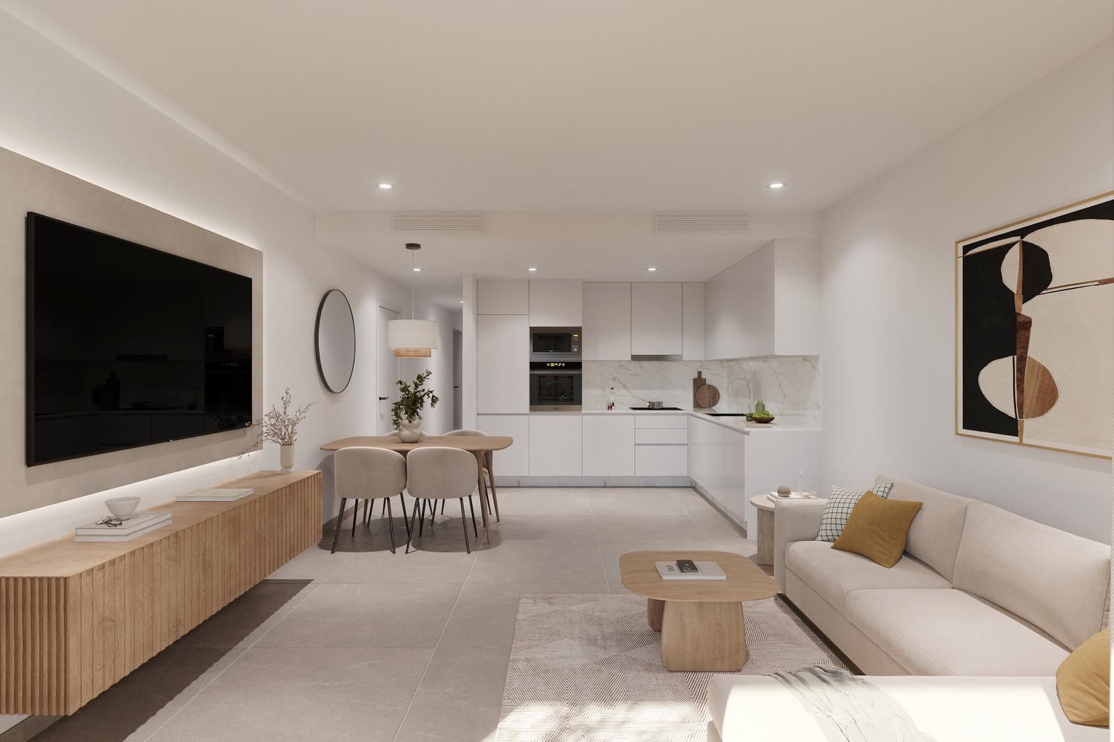 Kitchen area in apartment, Torrevieja
