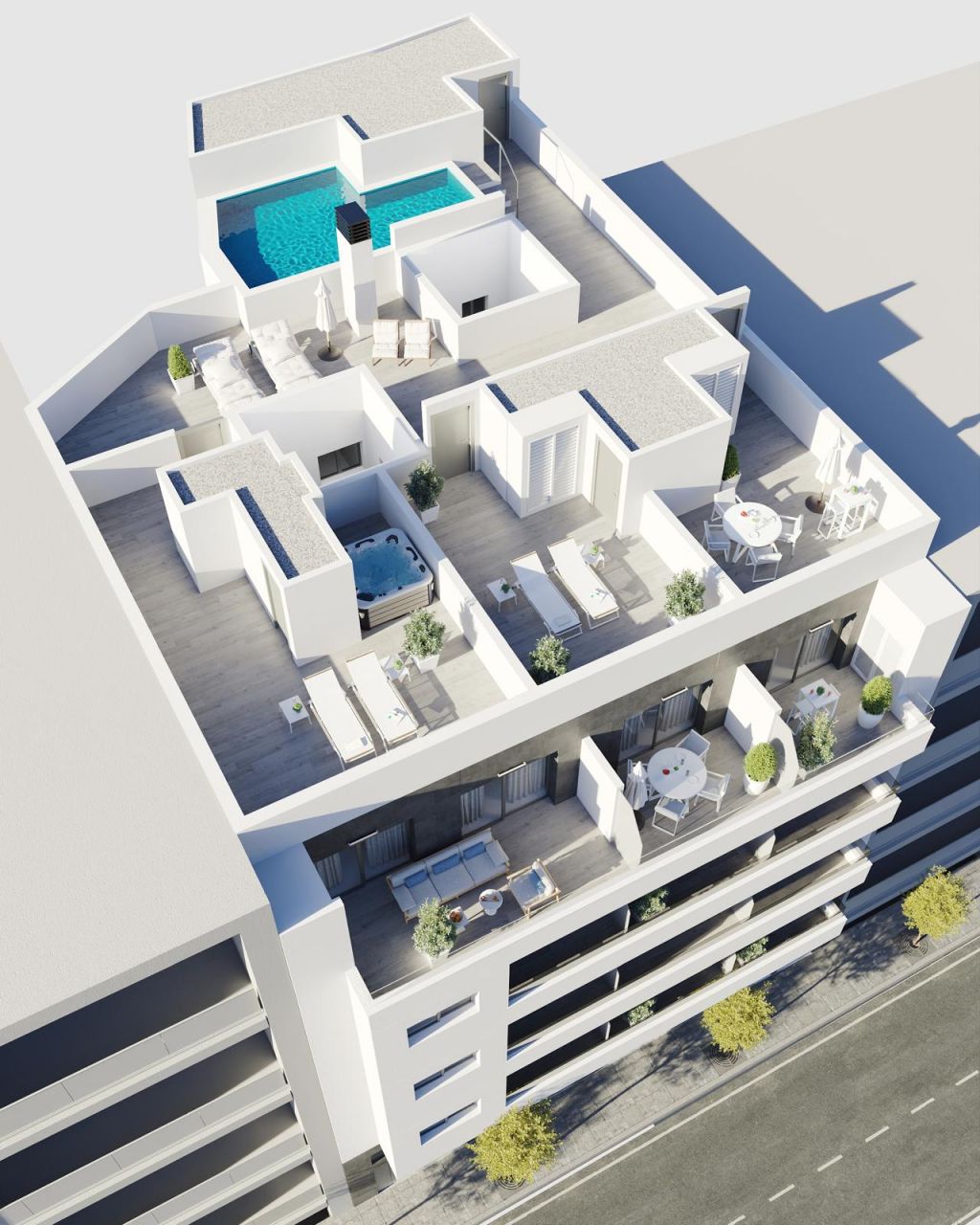 Stairwell of the apartment in Torrevieja, Torrevieja (view 25)