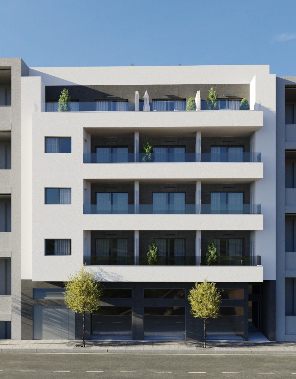 Living area in 3-bedroom penthouse, Torrevieja