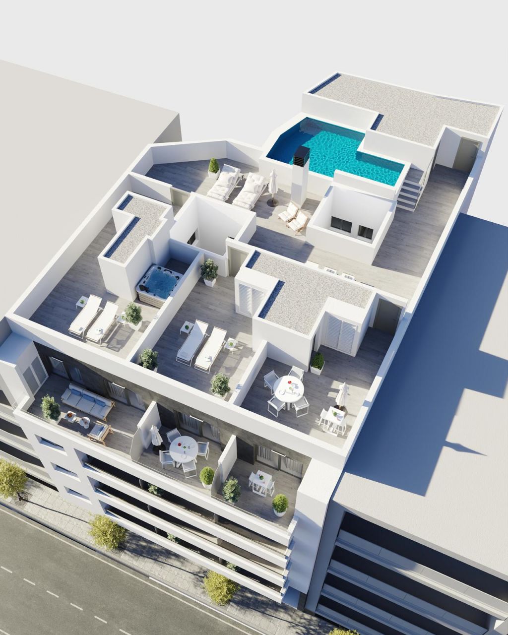 Entrance of the penthouse in Torrevieja, Torrevieja