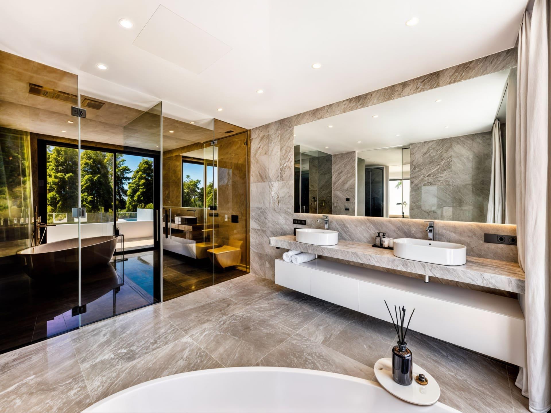 Bathroom with wall tiling, 6-bedroom villa, Las Lomas de Río Verde