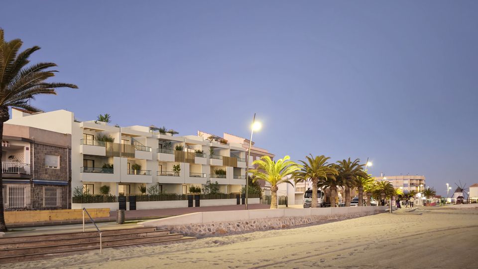 Hallway of the penthouse in Villananitos, San Pedro Del Pinatar