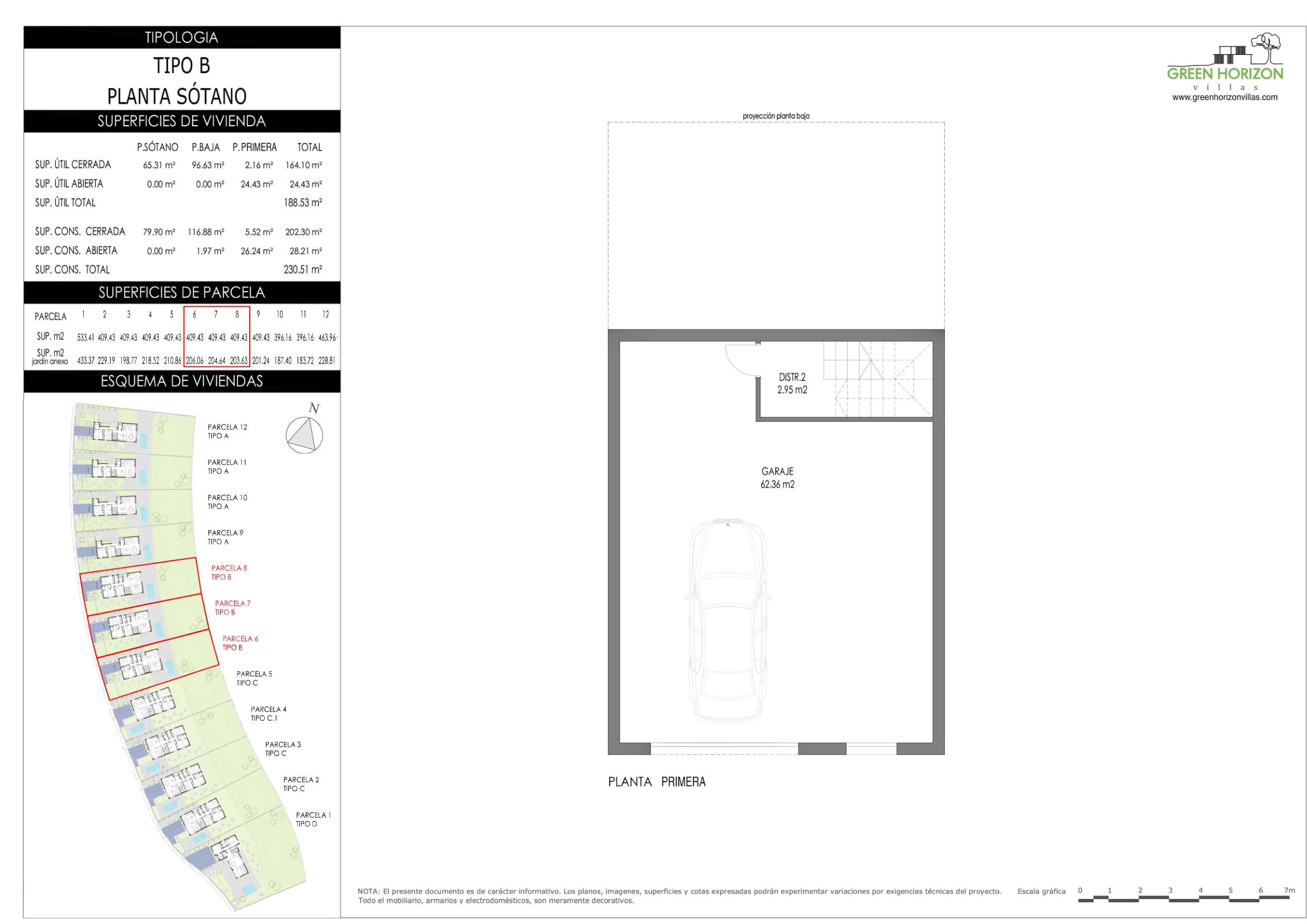Site layout plan showing plot boundaries of new-build villa, Finestrat Hills, Finestrat