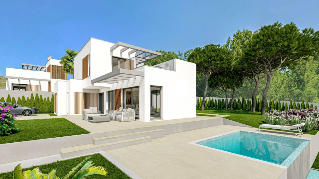 Living area in 3-bedroom villa, Finestrat Hills