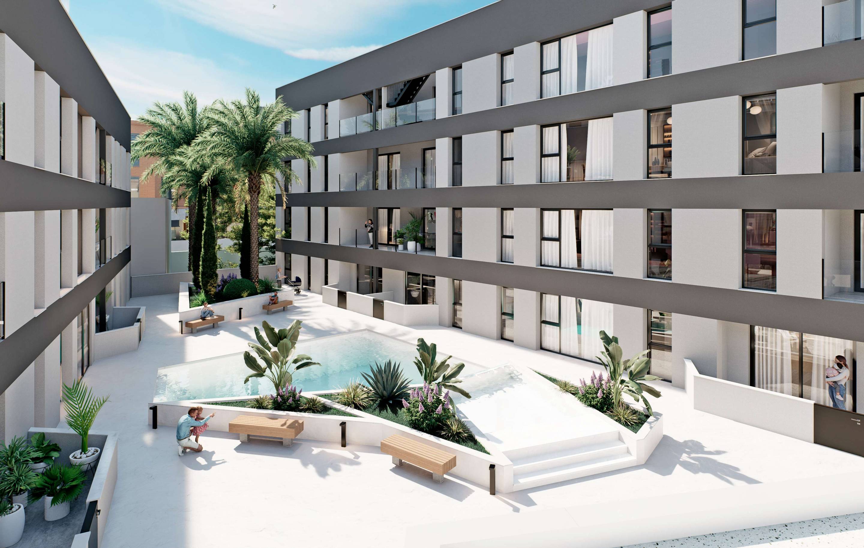 Parking area of the apartment in San Pedro Del Pinatar, San Pedro Del Pinatar