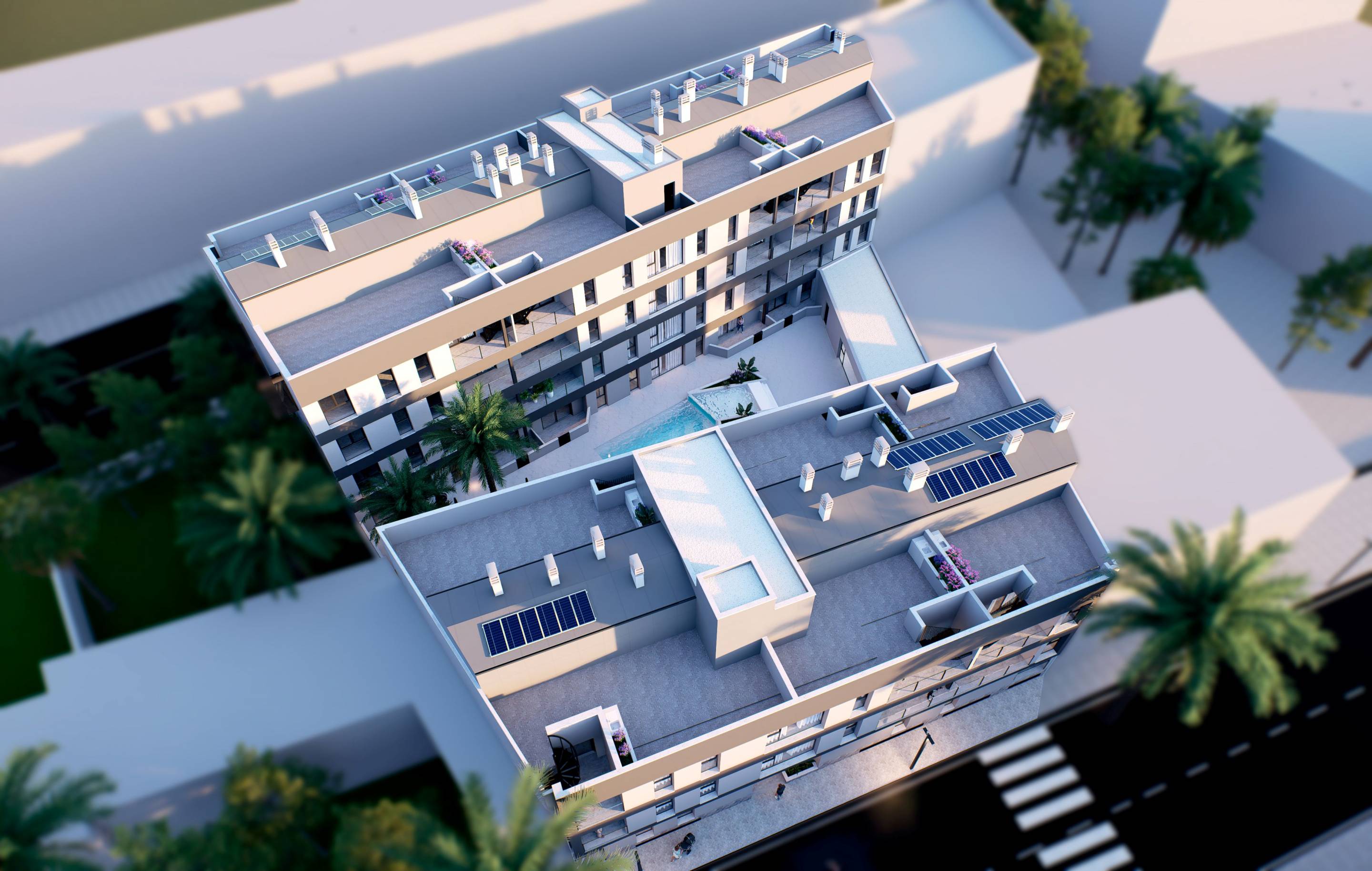 Second view of the penthouse interior, San Pedro Del Pinatar