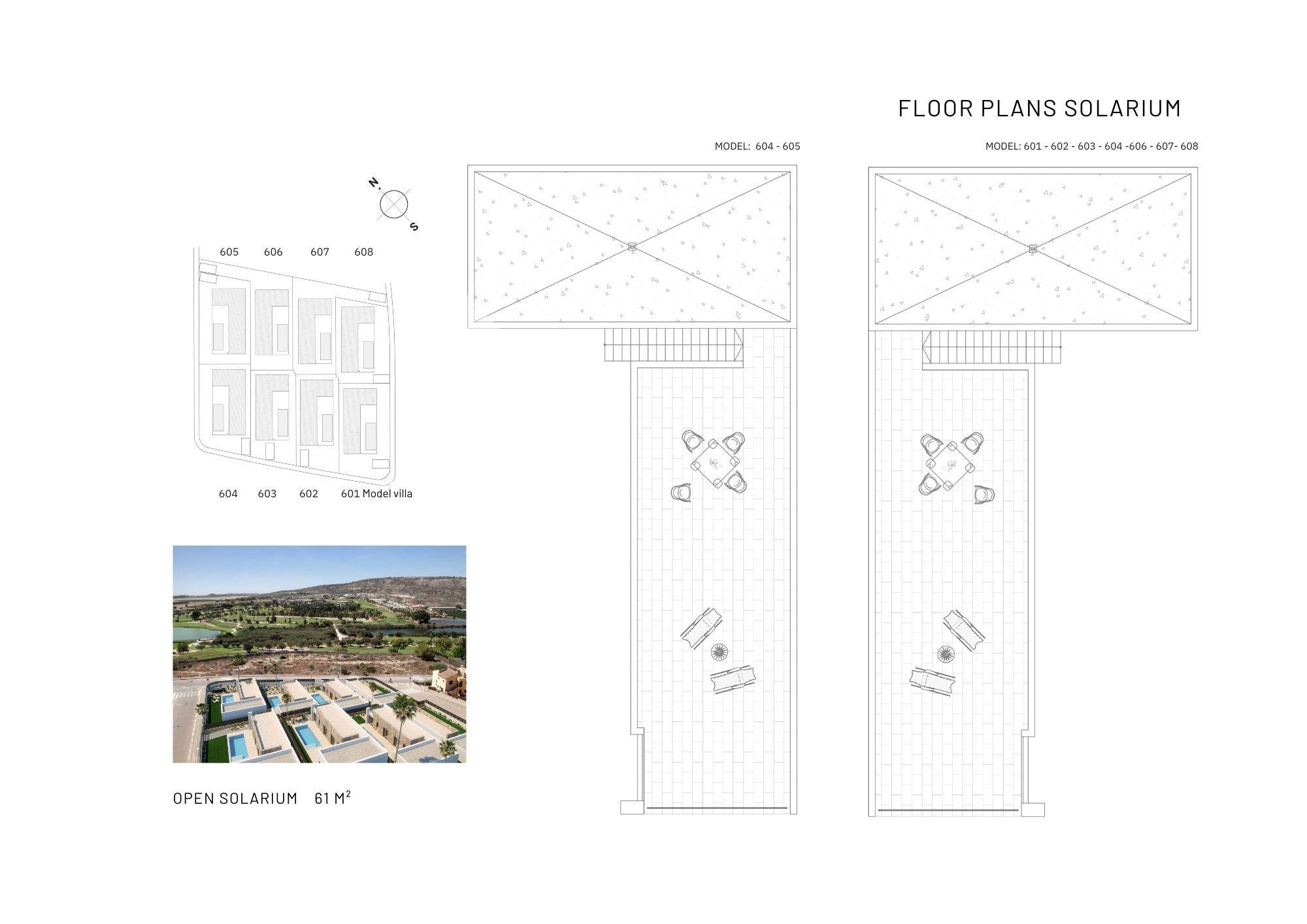 Floor plan of 3-bedroom new-build villa in Algorfa, upper level