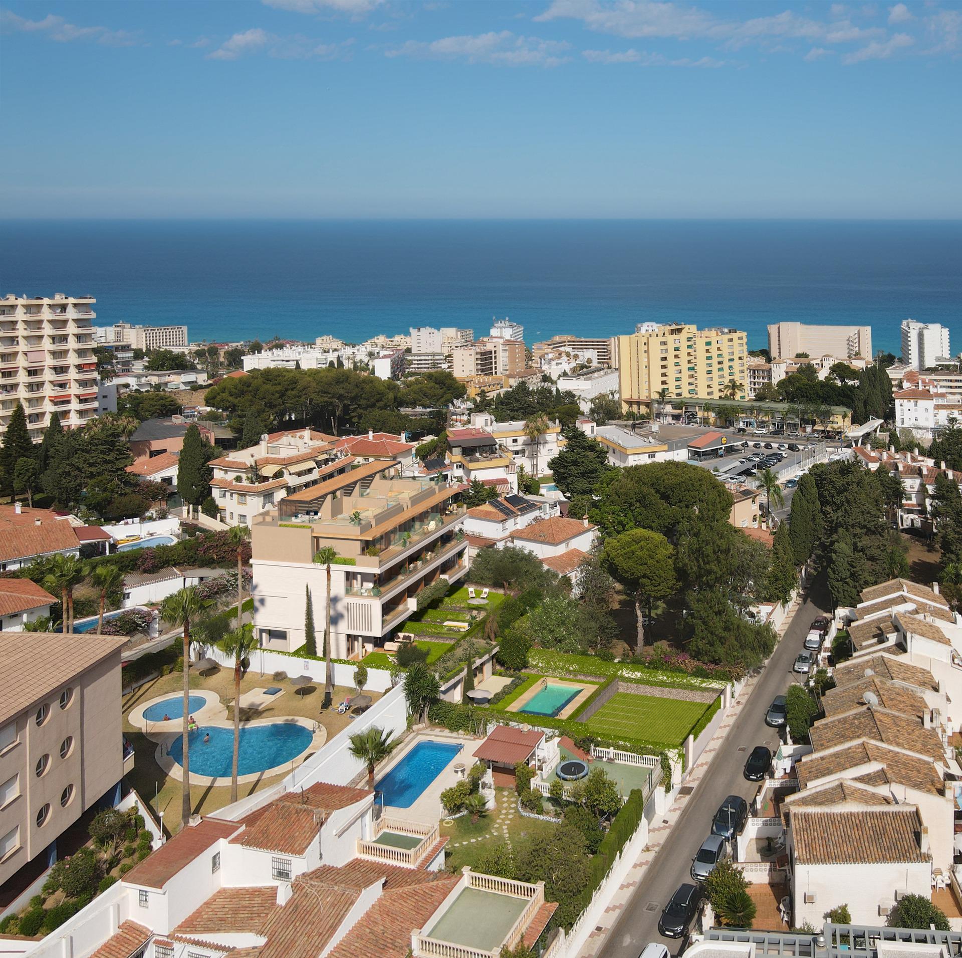 Solarium terrace in new-build penthouse, Montemar, Torremolinos