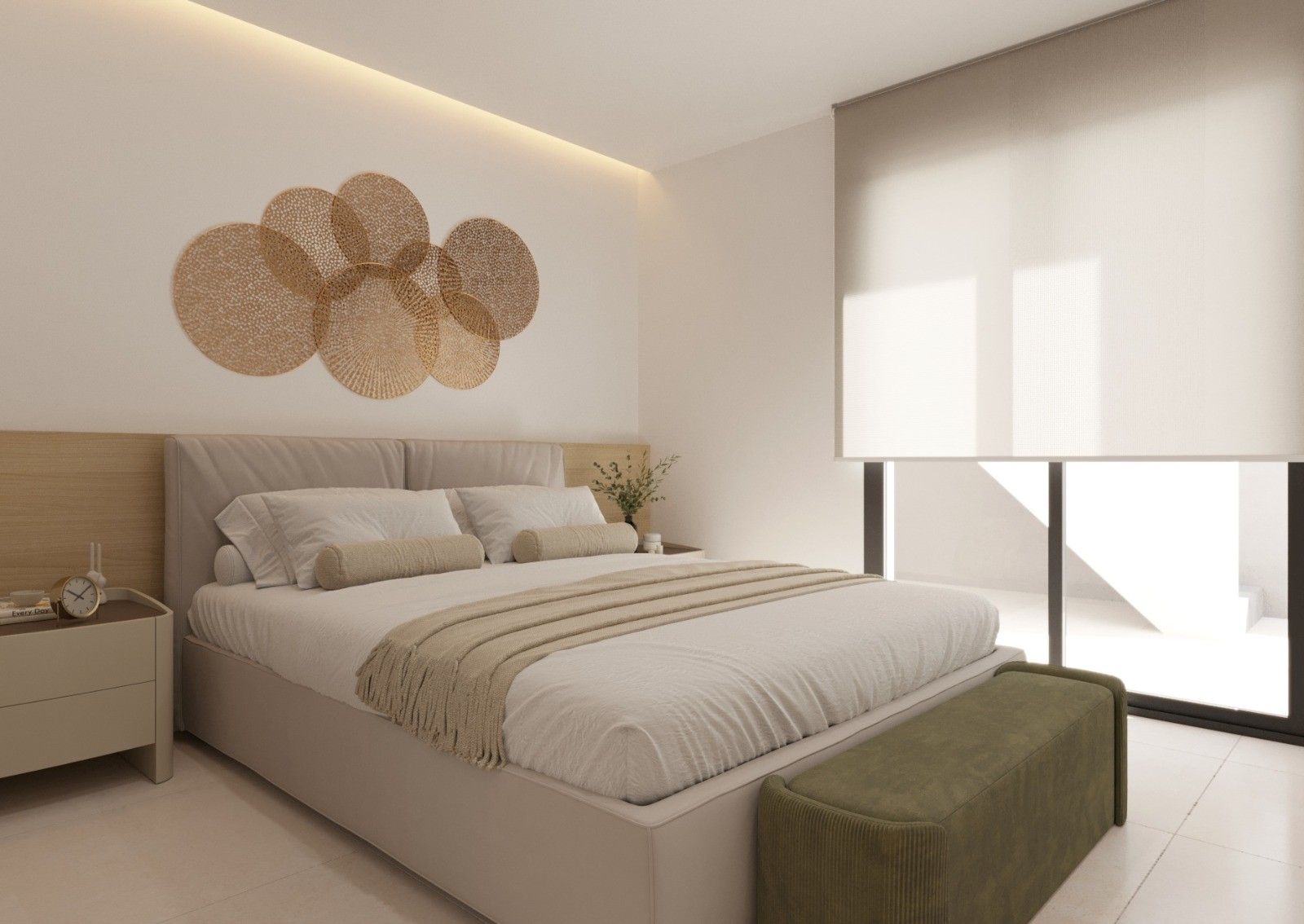 Second bedroom in 2-bedroom apartment, Lago Jardín, Torrevieja