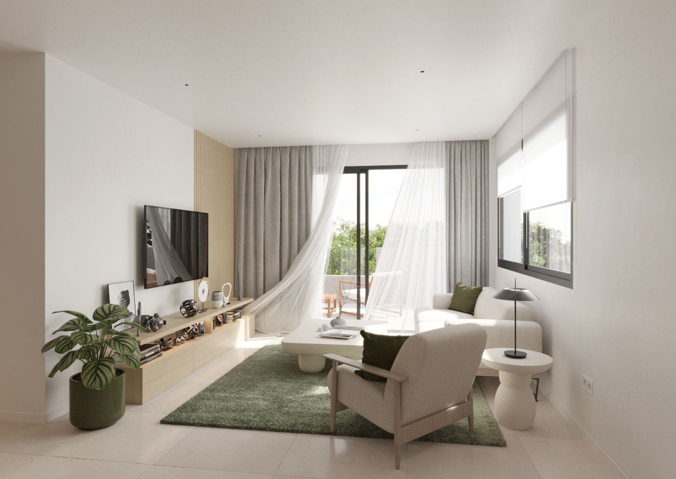 Second bathroom in 2-bedroom apartment, Lago Jardín, Torrevieja