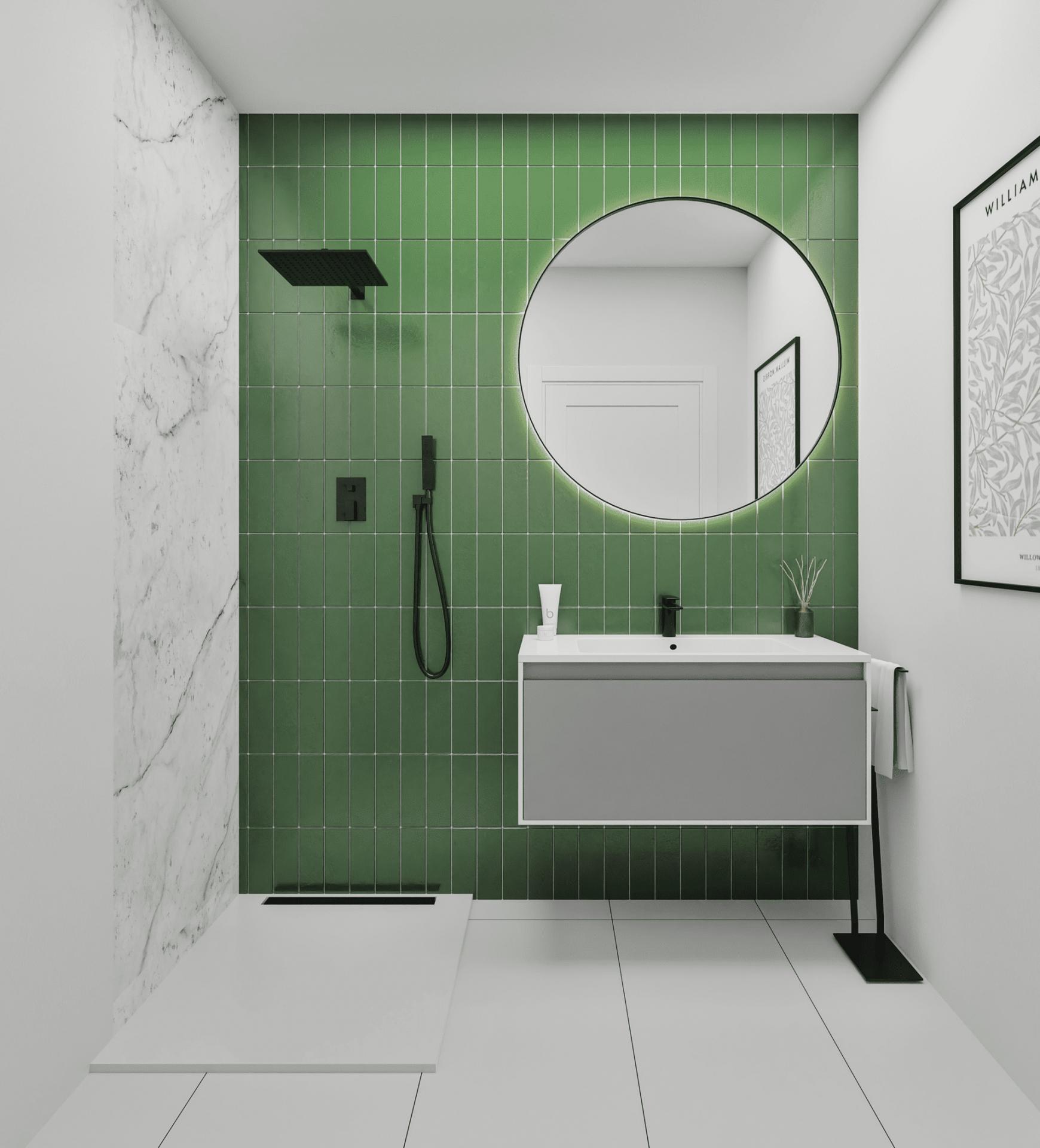 Bathroom in 2-bedroom new-build apartment, Pueblo 9, San Miguel De Salinas