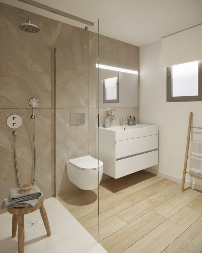 Second bathroom in new-build penthouse, San Pedro Pueblo