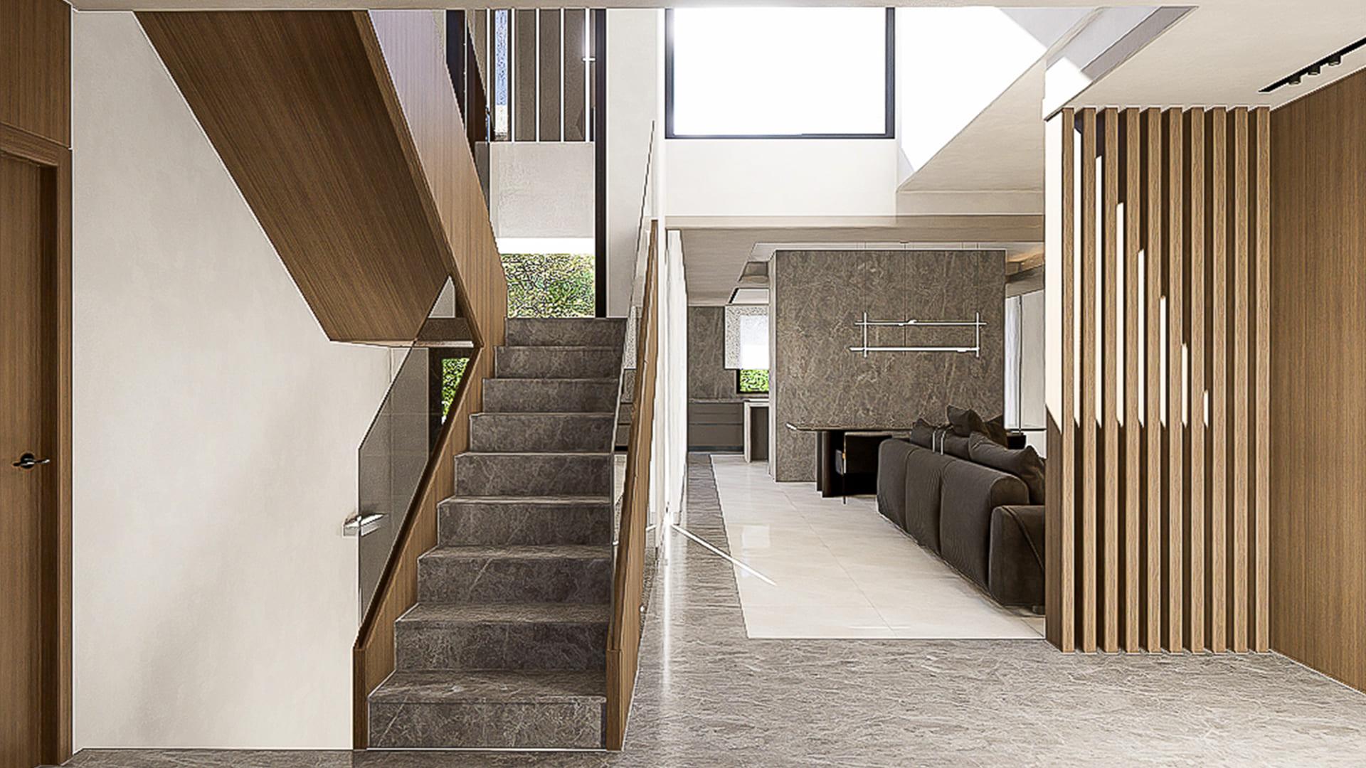 Bedroom with window views in new-build villa, Sierra Cortina, Finestrat