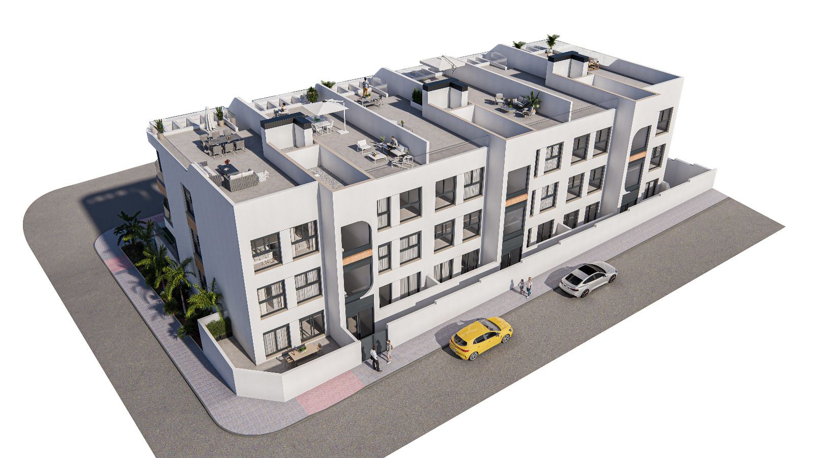 Street view of the apartment in Pueblo 4, Benijofar