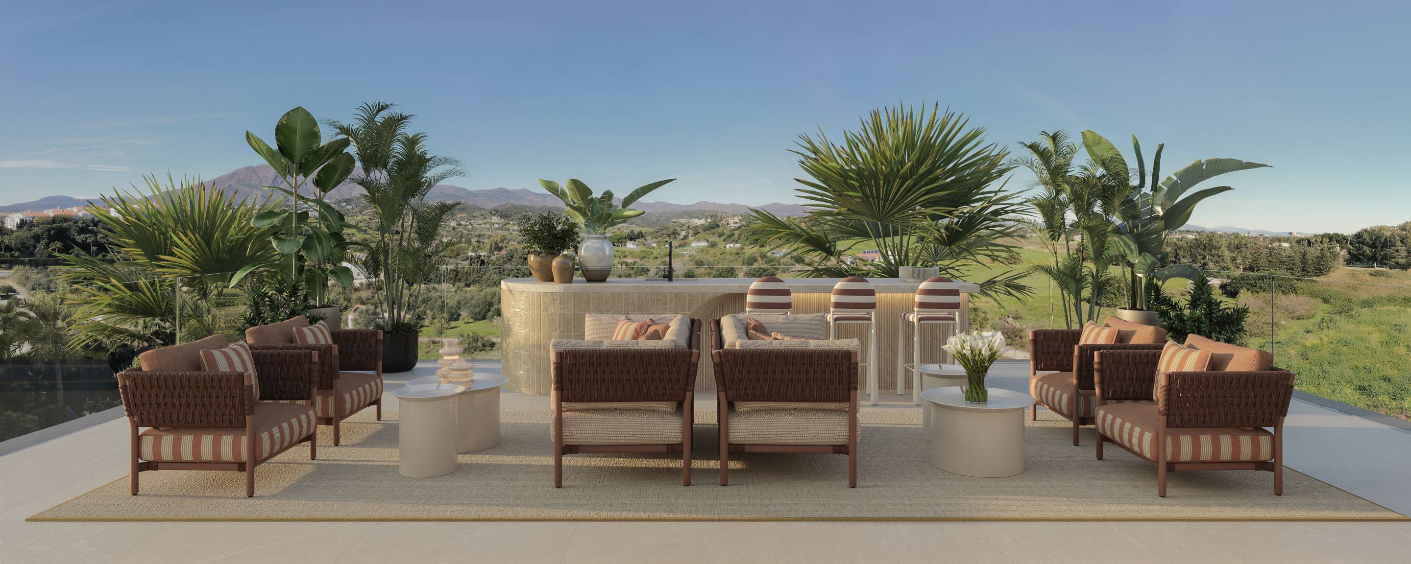 Bedroom with fitted storage, new-build apartment, Los Llanos, Estepona