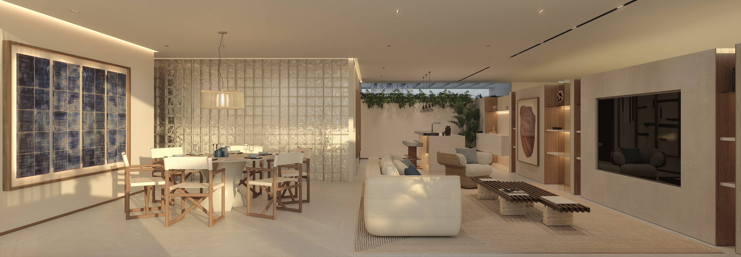 Kitchen with fitted units in new-build apartment, Los Llanos, Estepona