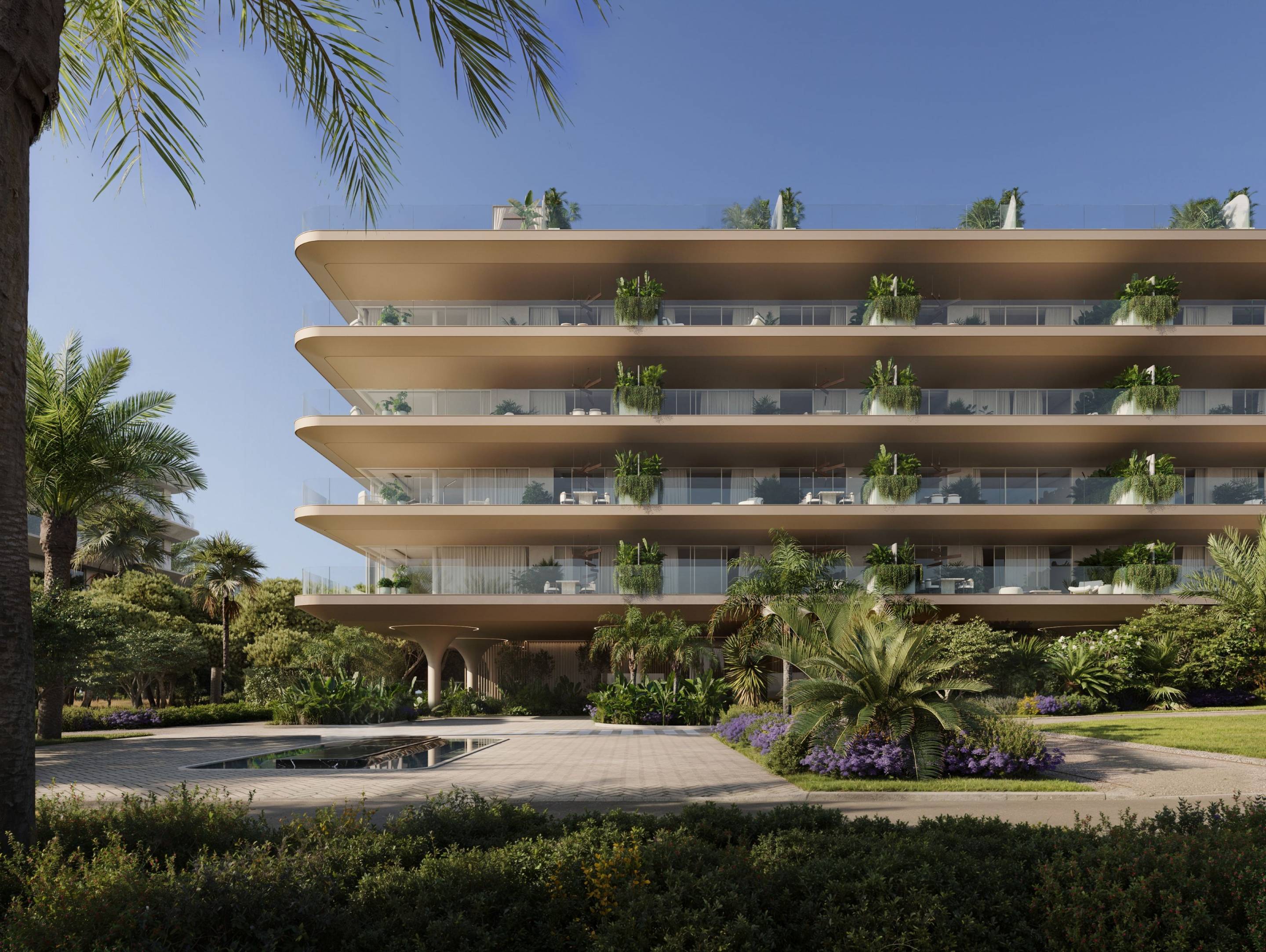 Render or CGI of new-build development, Los Llanos, Estepona