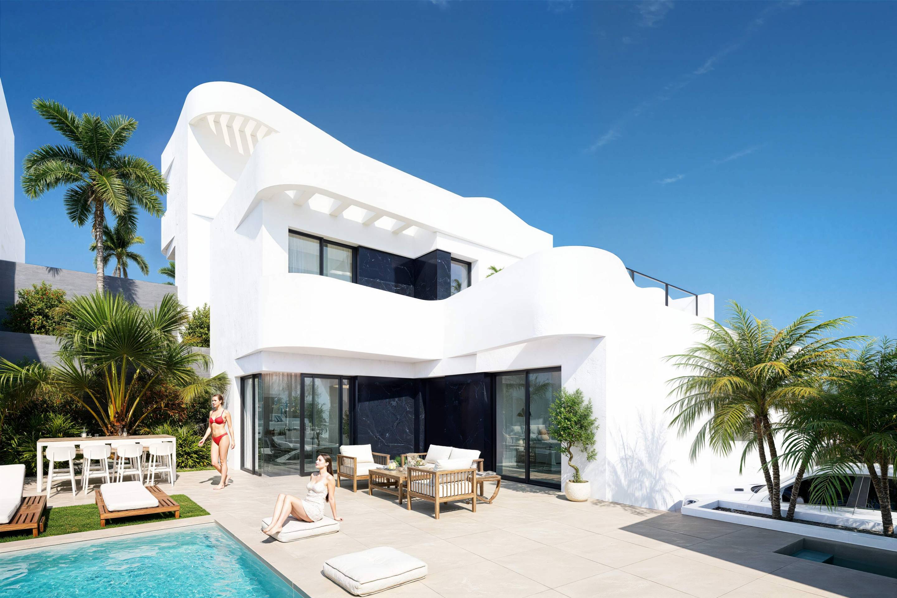 Second bedroom in new-build villa on 358m2 plot, Algorfa