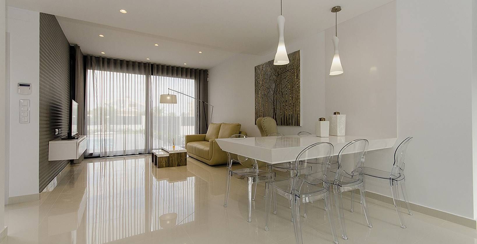Solarium terrace with views, new-build villa, Campoamor, Orihuela Costa