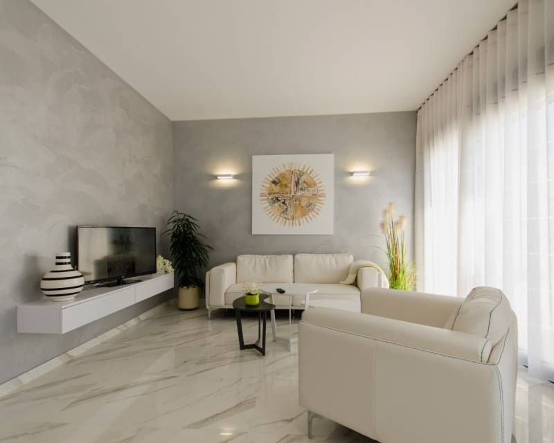 Development site view in Campoamor, Orihuela Costa
