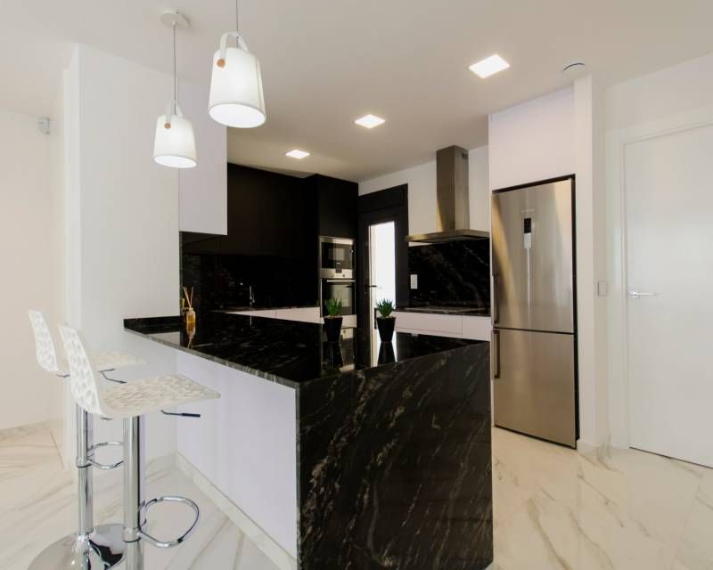 Open-plan living and dining area in 4-bedroom villa, Campoamor