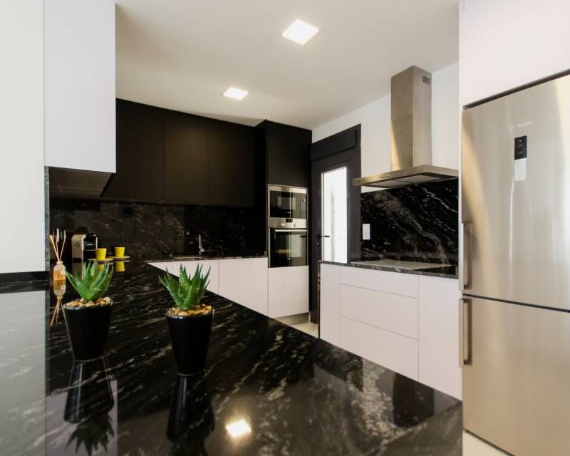 Living room interior in new-build villa, Campoamor, Orihuela Costa