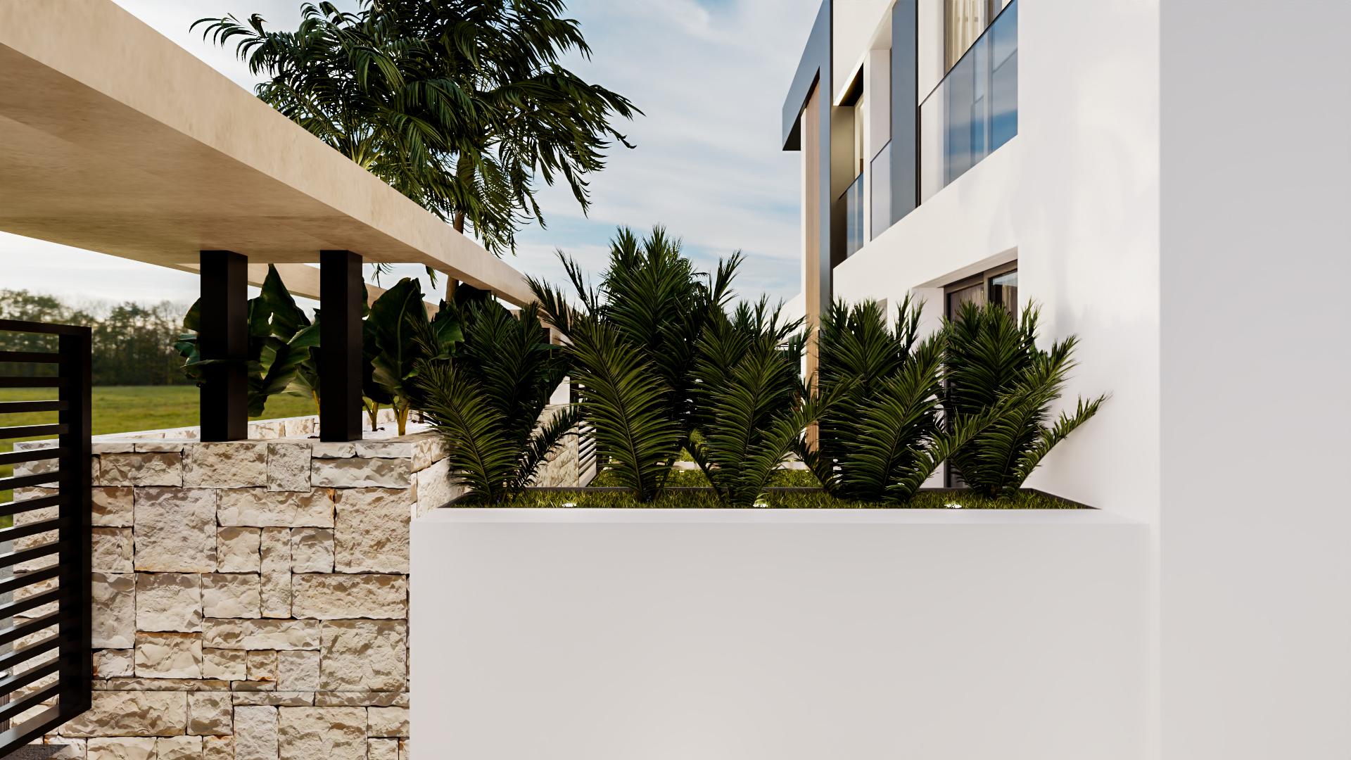 Floor plan or site plan of 4-bedroom villa on 580m2 plot, La Regia, Orihuela Costa
