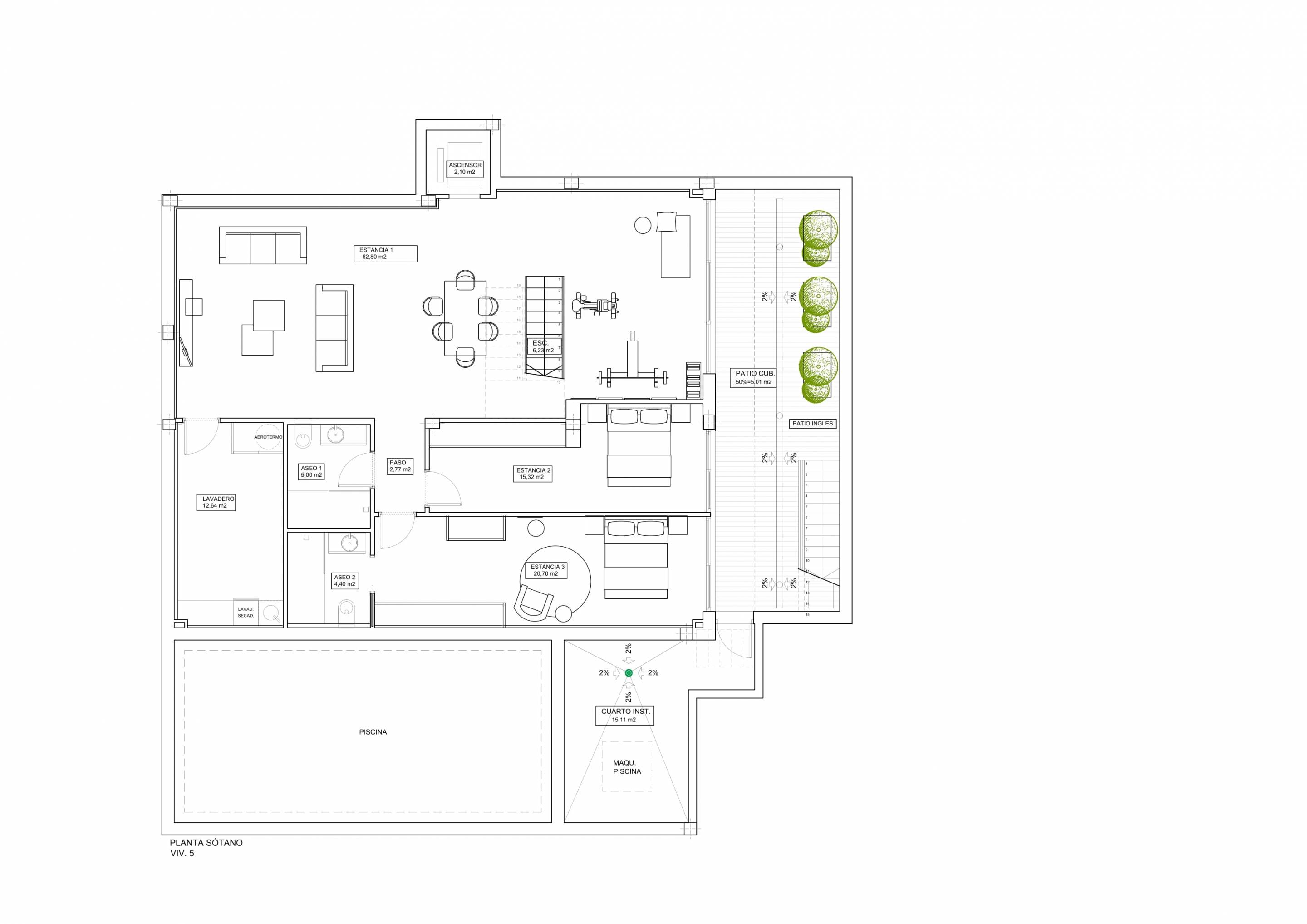 Site plan showing plot position within Camporrosso Village development, Finestrat