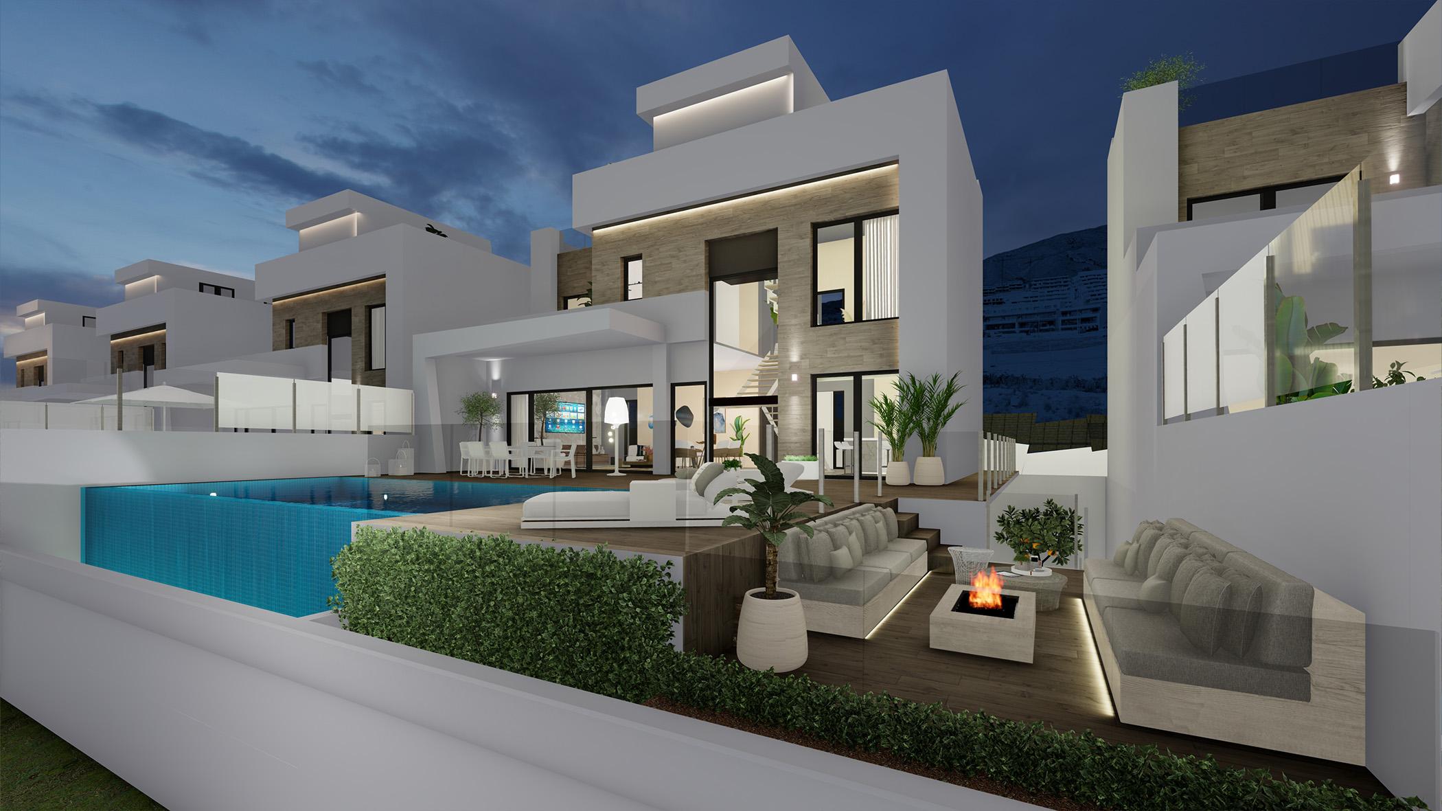 Bedroom in 4-bedroom villa, Camporrosso Village, Finestrat