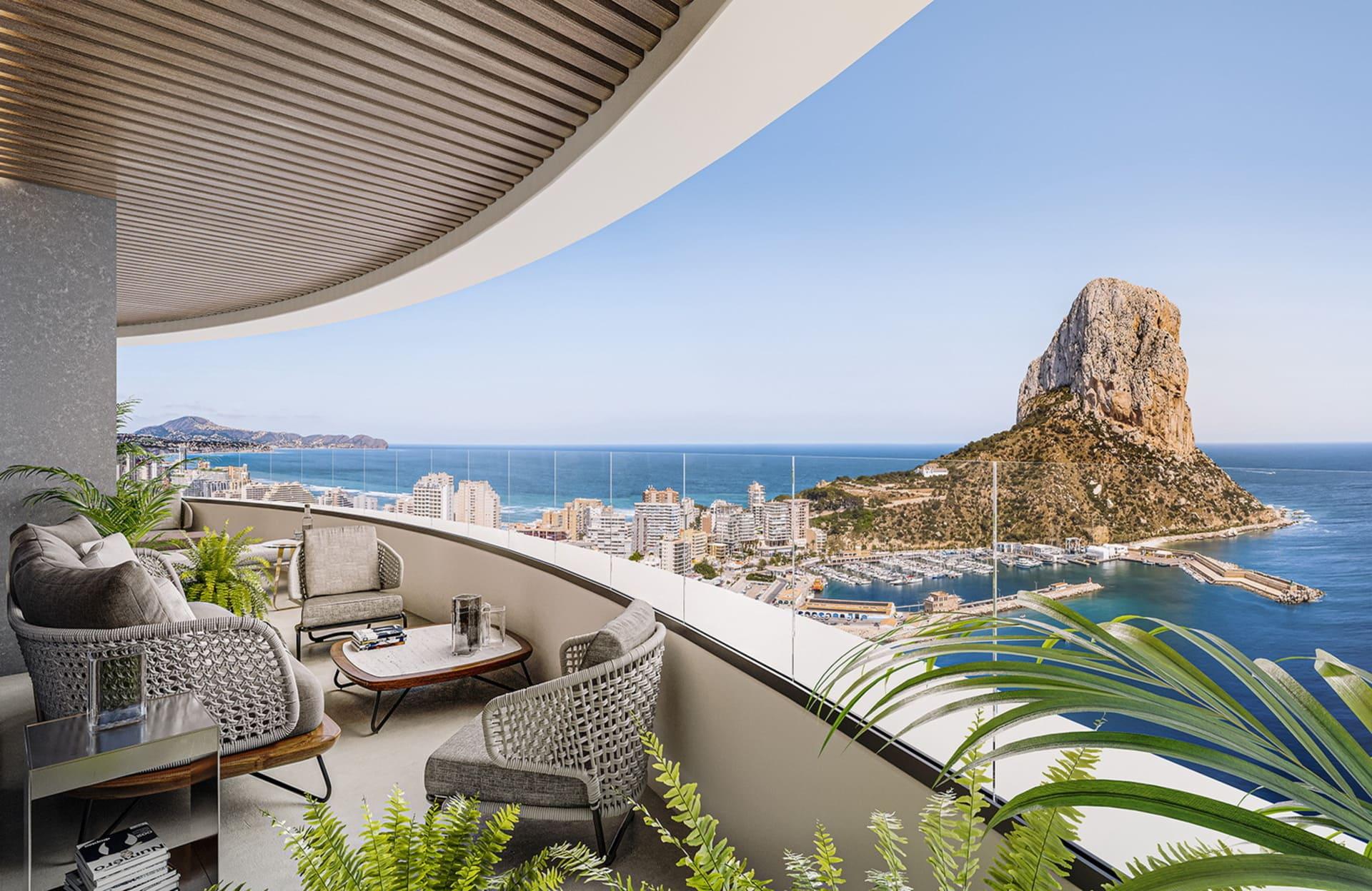 Apartment for sale in Ifach, Calpe - exterior view of new-build development
