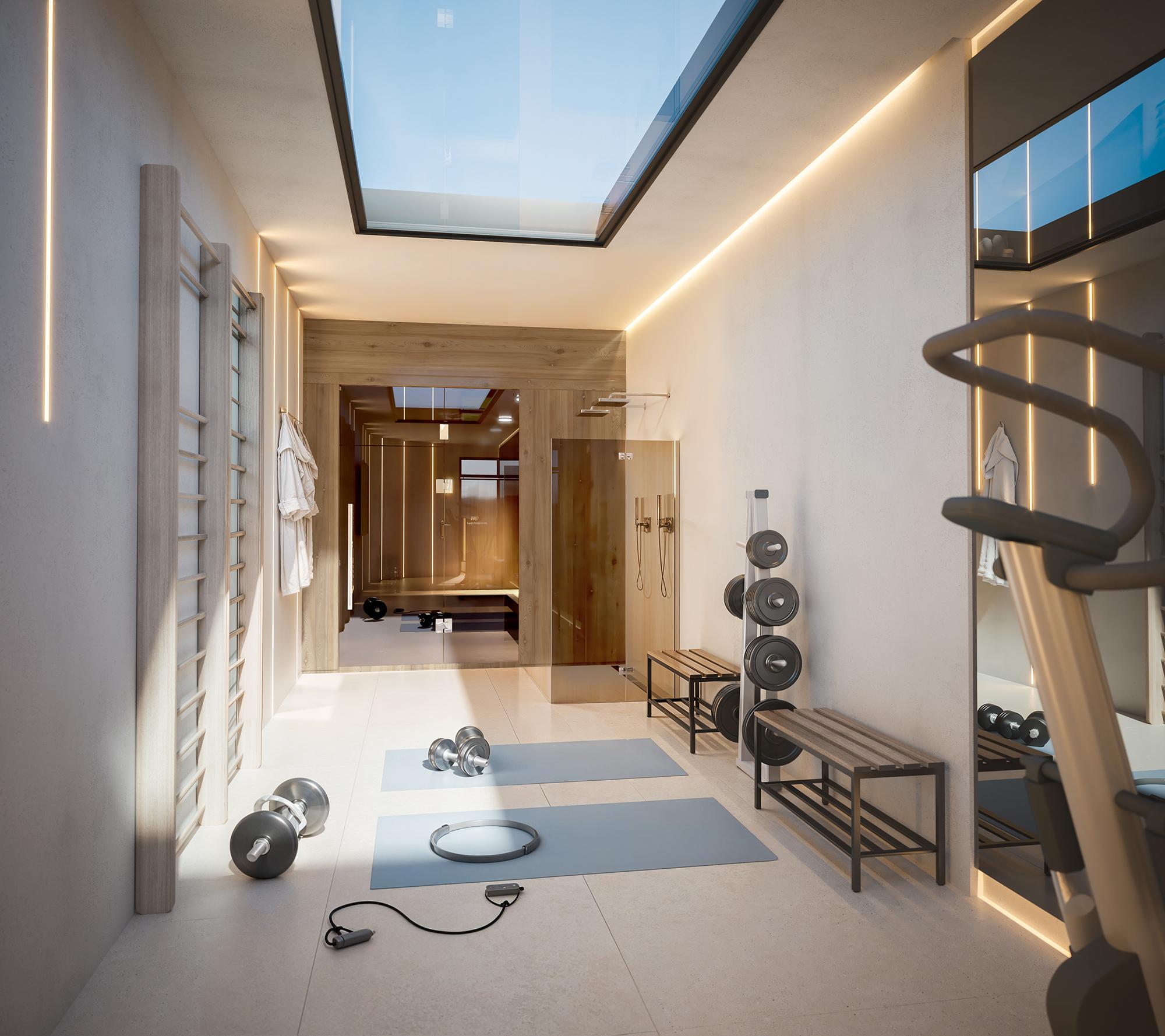 Living area in 3-bedroom penthouse, Torreblanca del Sol