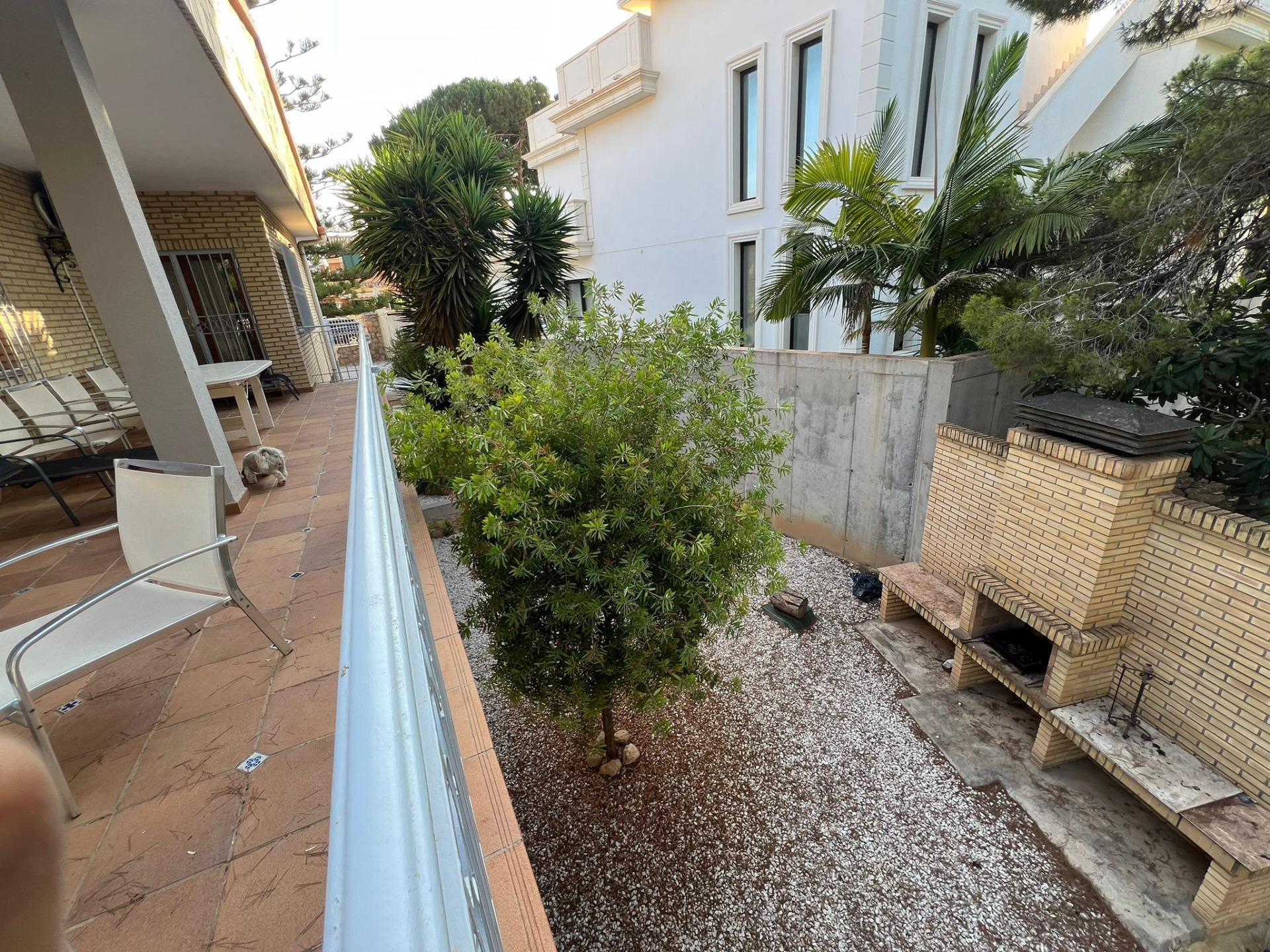 Street view of the villa in Campoamor, Orihuela Costa