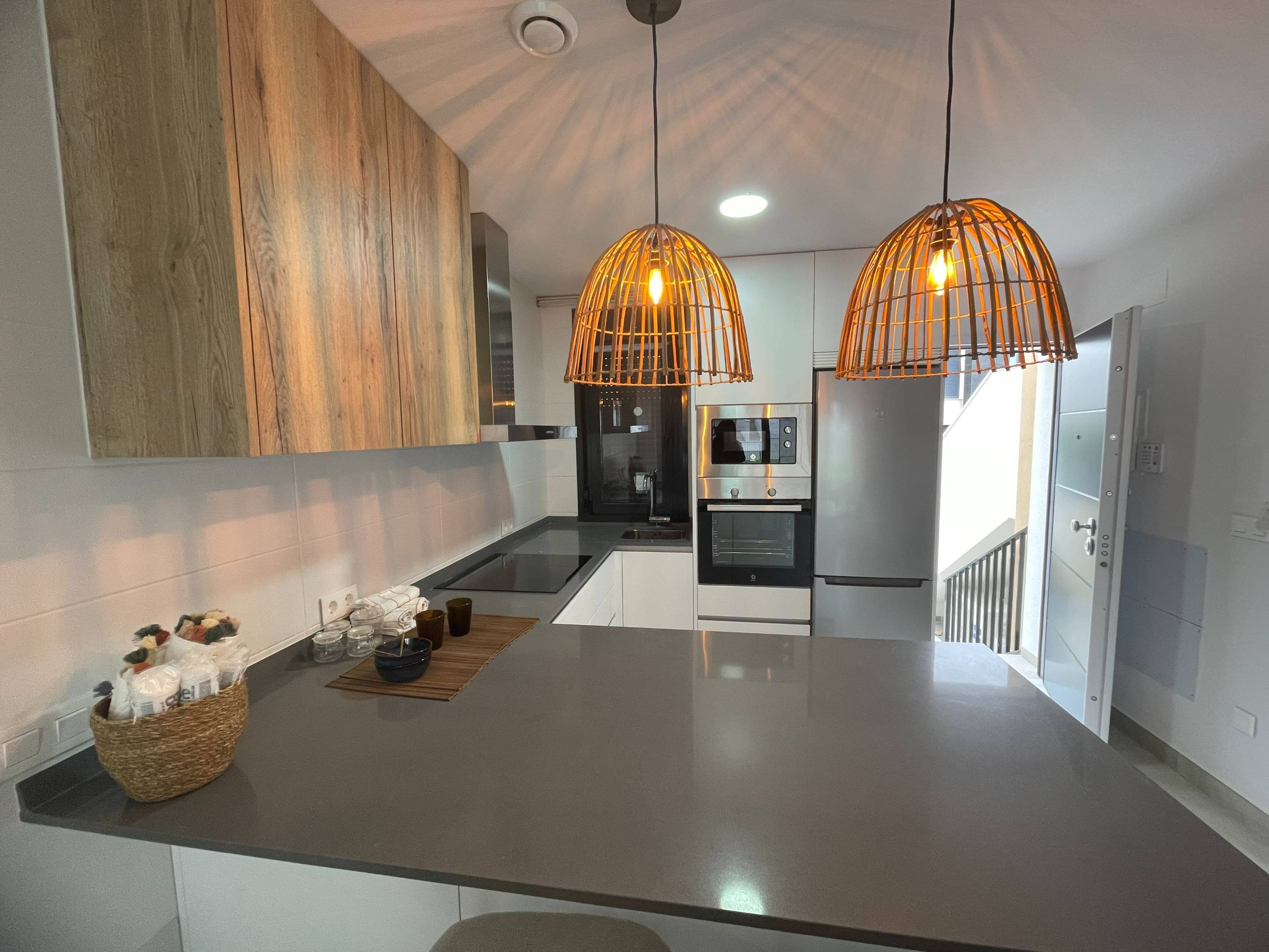 Hallway of the duplex in PAU 26, Orihuela Costa