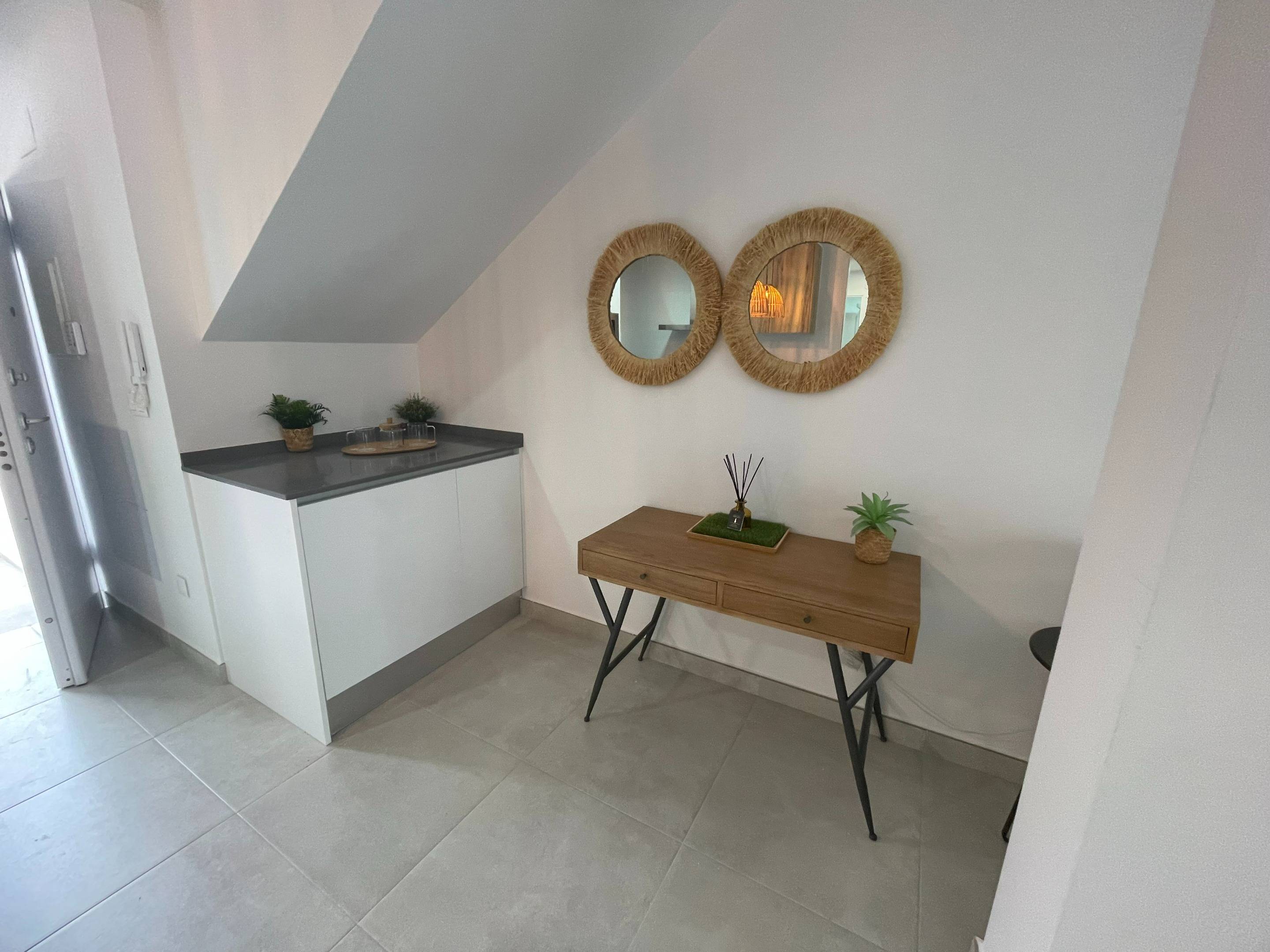 Entrance of the duplex in PAU 26, Orihuela Costa
