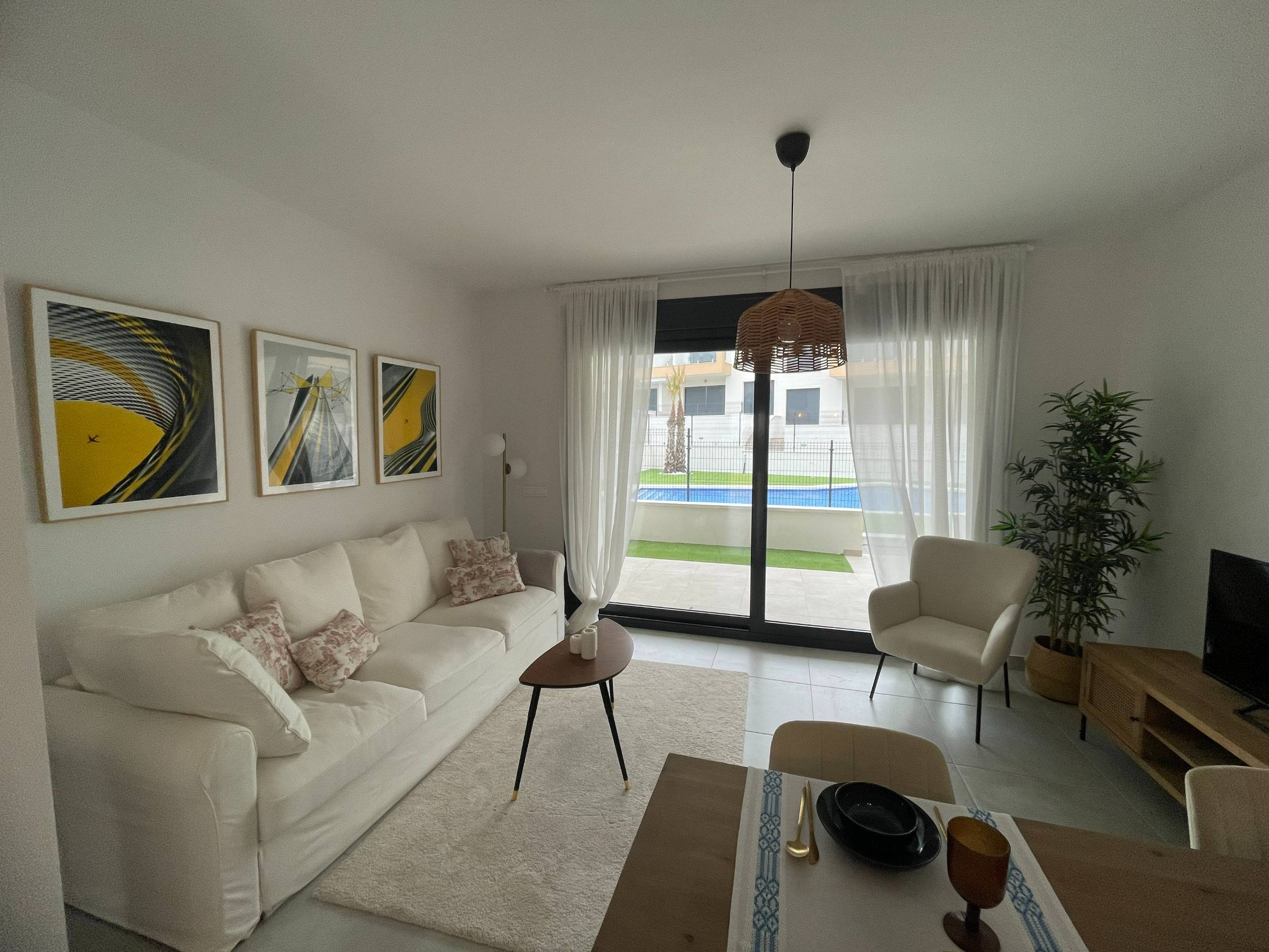 Parking area of the duplex in PAU 26, Orihuela Costa