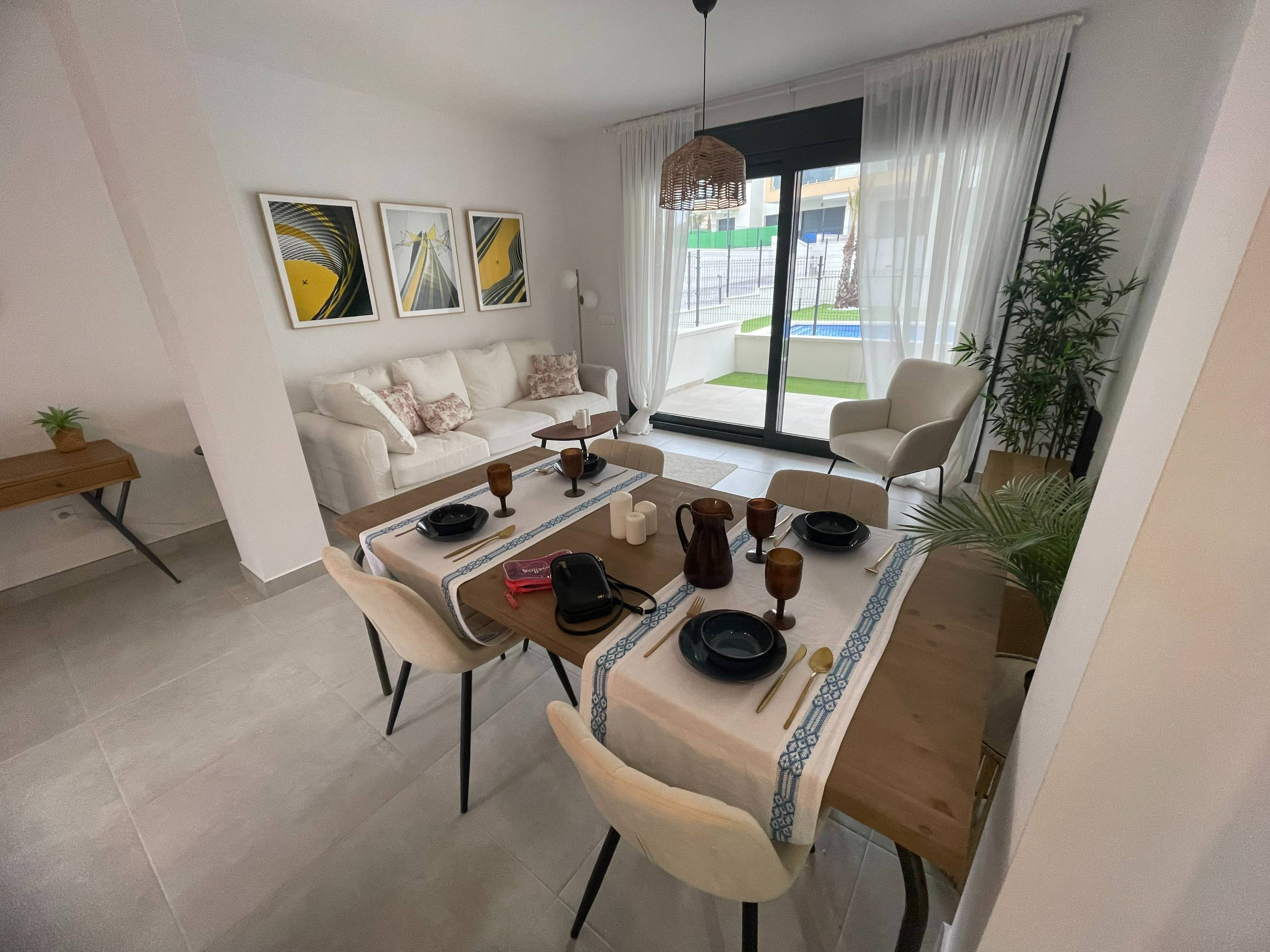 Street view of the duplex in PAU 26, Orihuela Costa