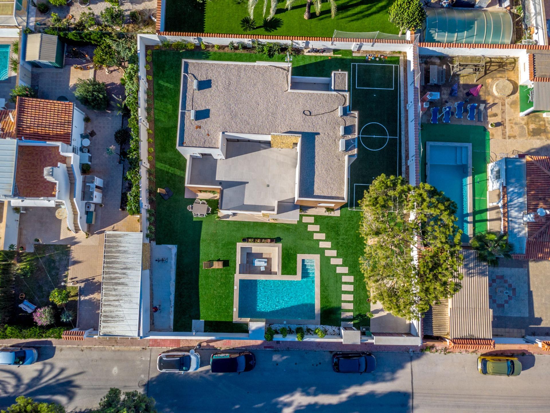 Building detail of the villa in Torreta Florida, Torrevieja (view 81)