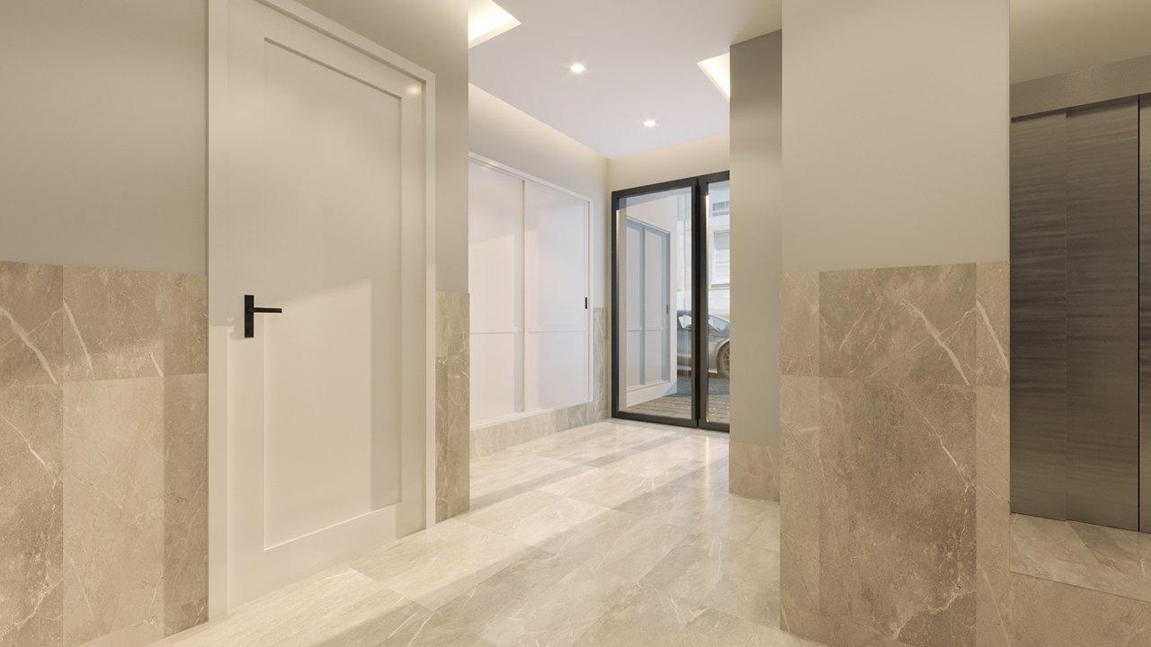 Second bedroom with built-in wardrobe in 2-bedroom apartment, Acequion, Torrevieja