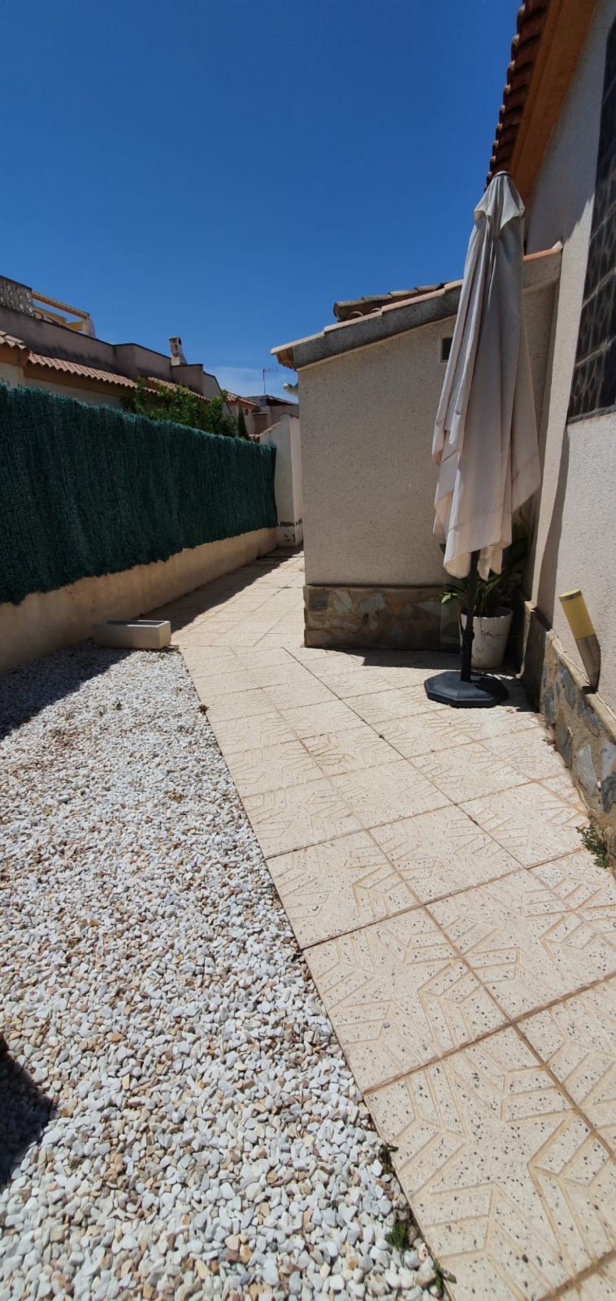 Parking area of the villa in Torre la mata, Torrevieja