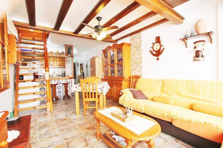Living area in 2-bedroom duplex, CERVANTES-PLAYA